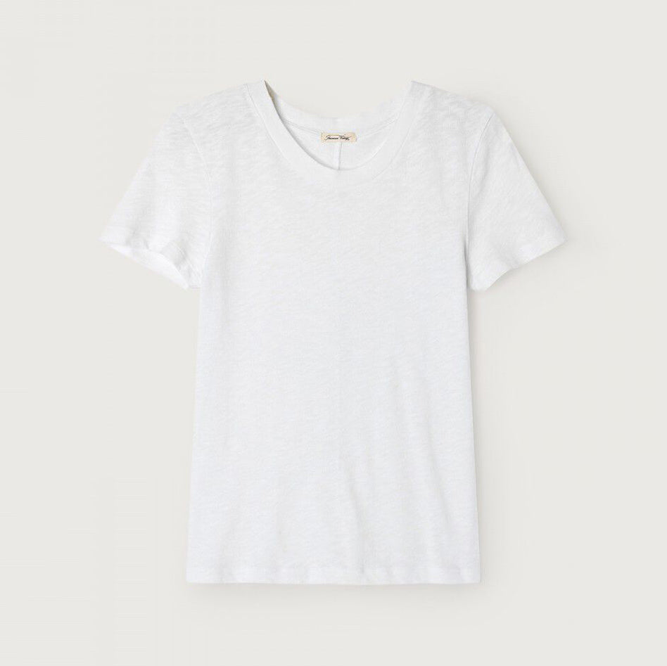 Women White Cotton T-Shirt
