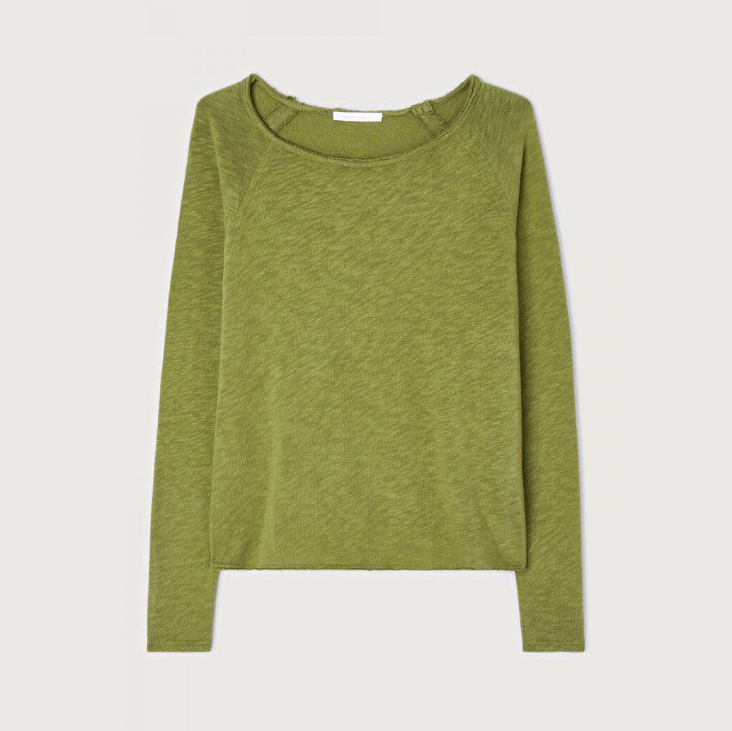 Women Green Cotton T-Shirt