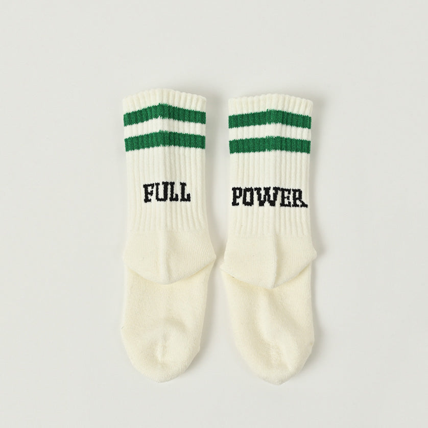 Boys & Girls Green Stripes Cotton Socks