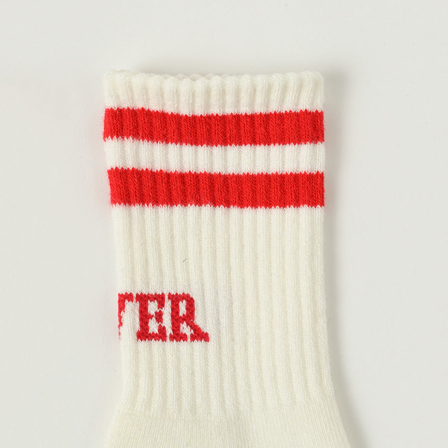 Boys & Girls Red Stripes Cotton Socks