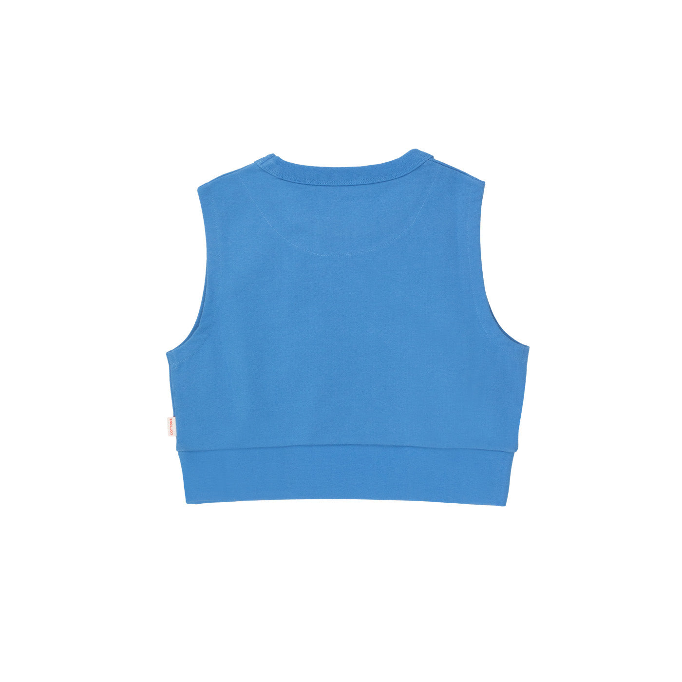Boys & Girls Blue Logo Cotton Vest