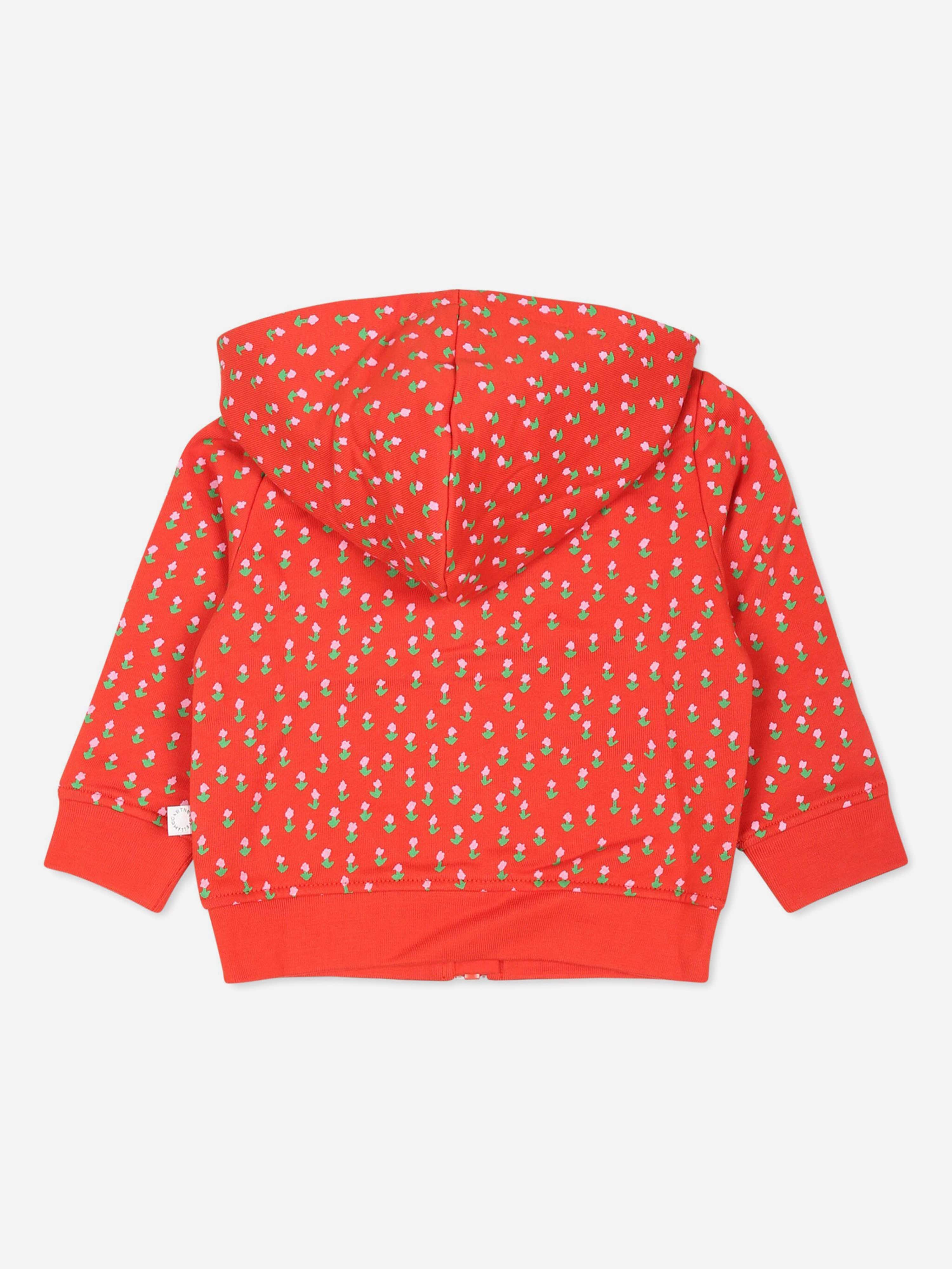Stella McCartney Baby Girls Chicken Zip Up Top in Red
