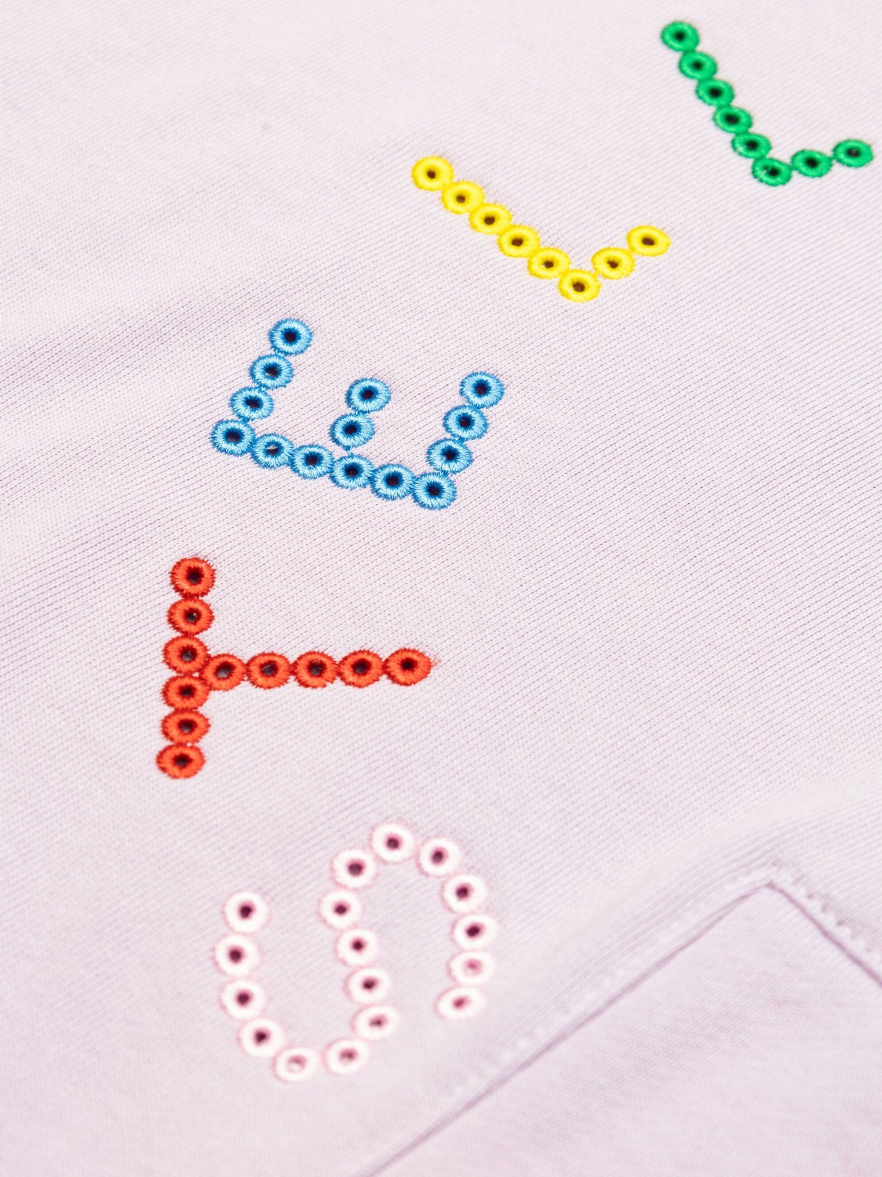 Stella McCartney Girls Logo Sweatshirt in Purple