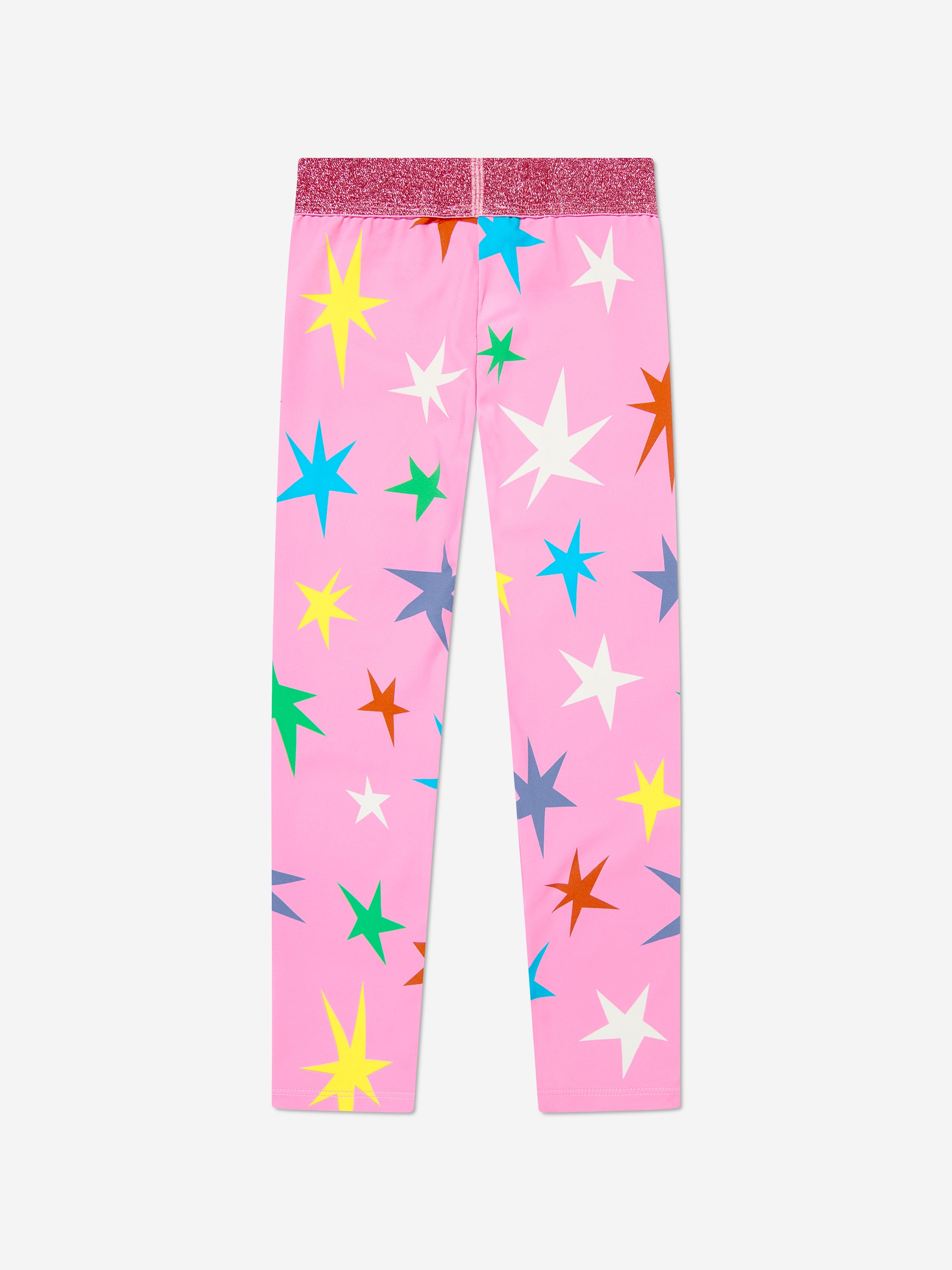 Stella McCartney Girls Star Leggings in Pink