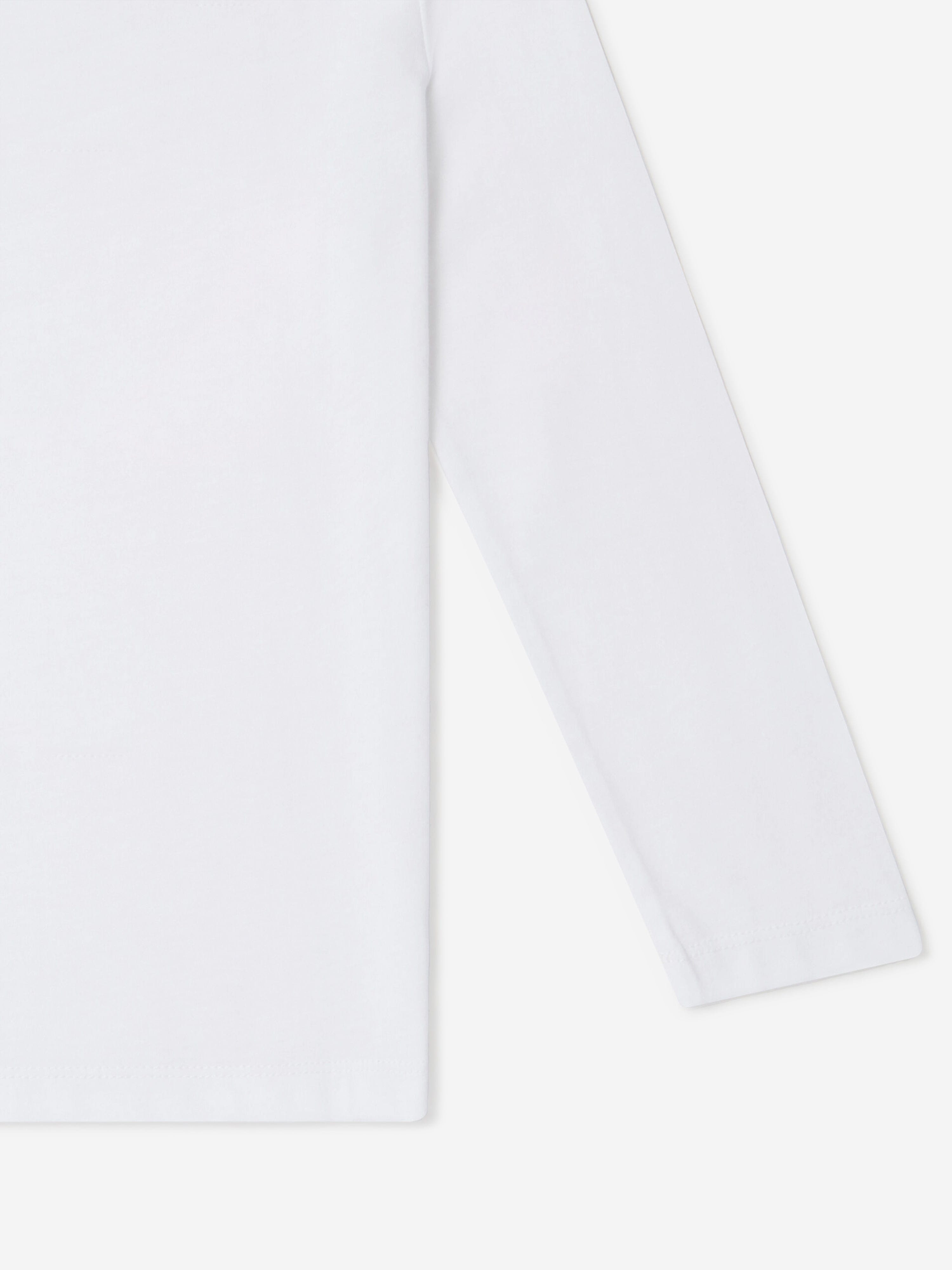 Stella McCartney Girls Cat Logo T-Shirt in White
