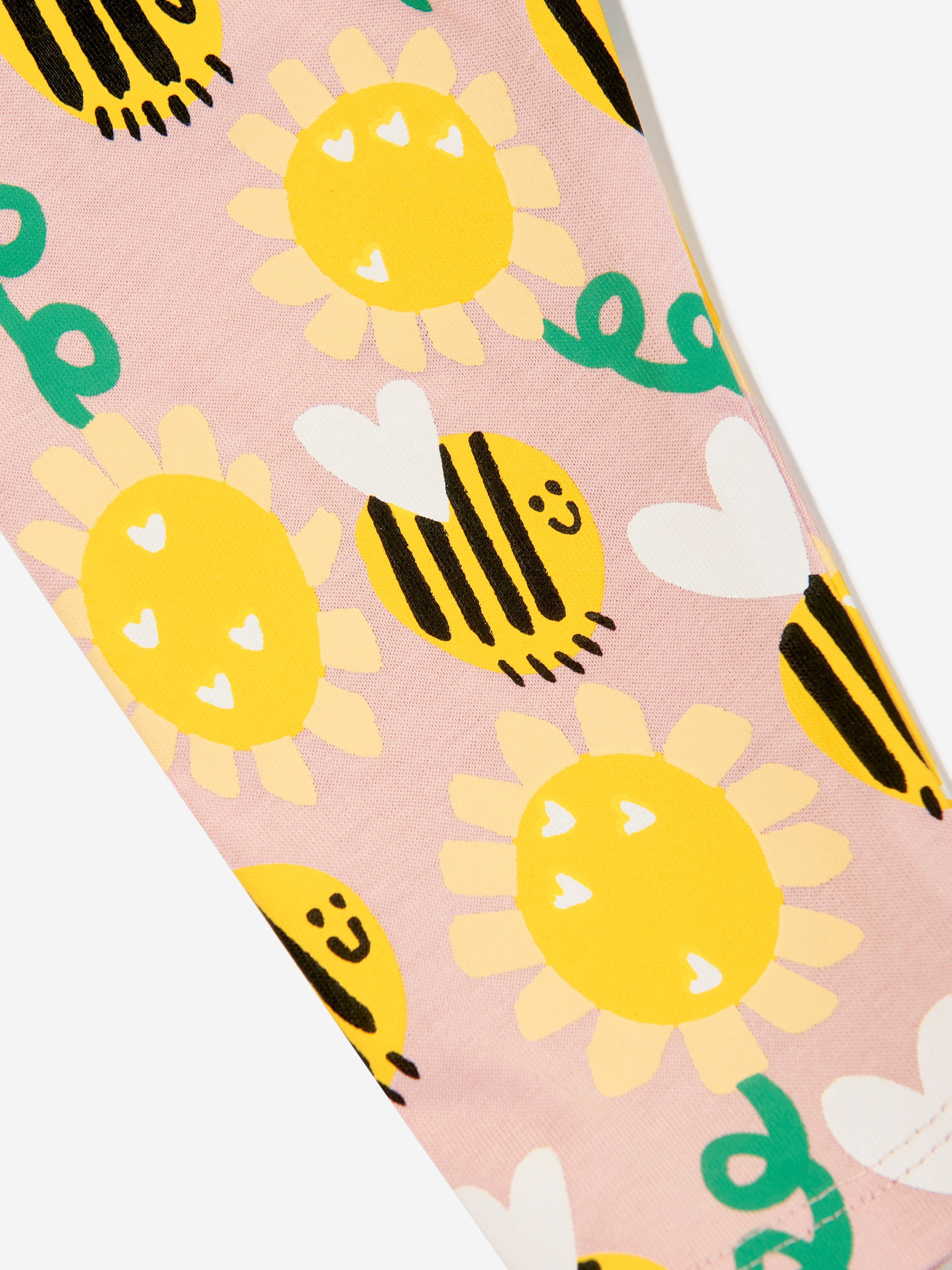 Stella McCartney Baby Girls Bee Leggings in Pink