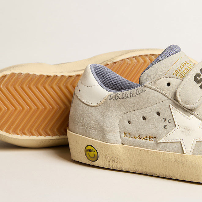 Boys & Girls Grey "OLD SCHOOL" Star Shoes