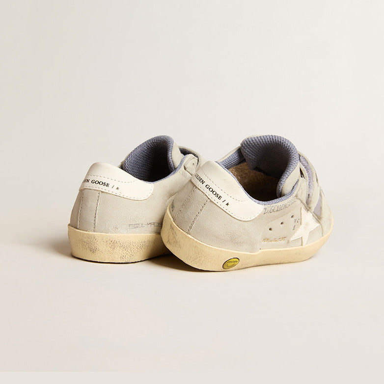 Boys & Girls Grey "OLD SCHOOL" Star Shoes