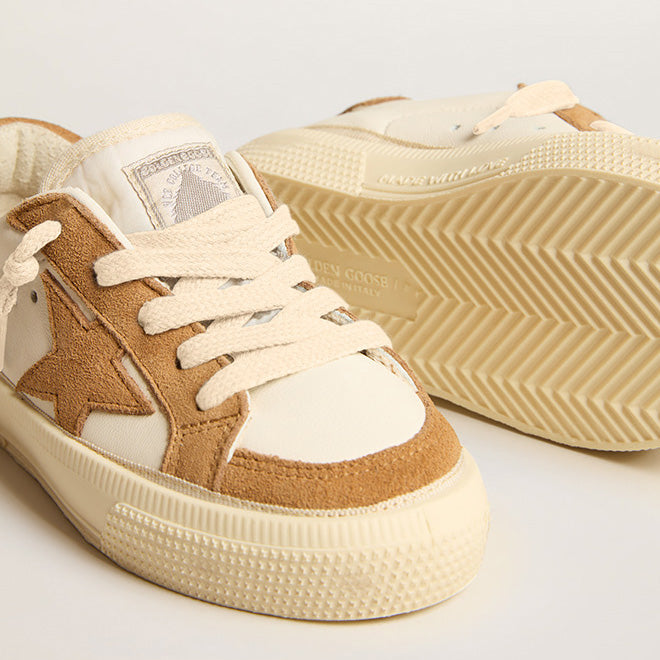 Boys & Girls Camel "MAY" Star Shoes