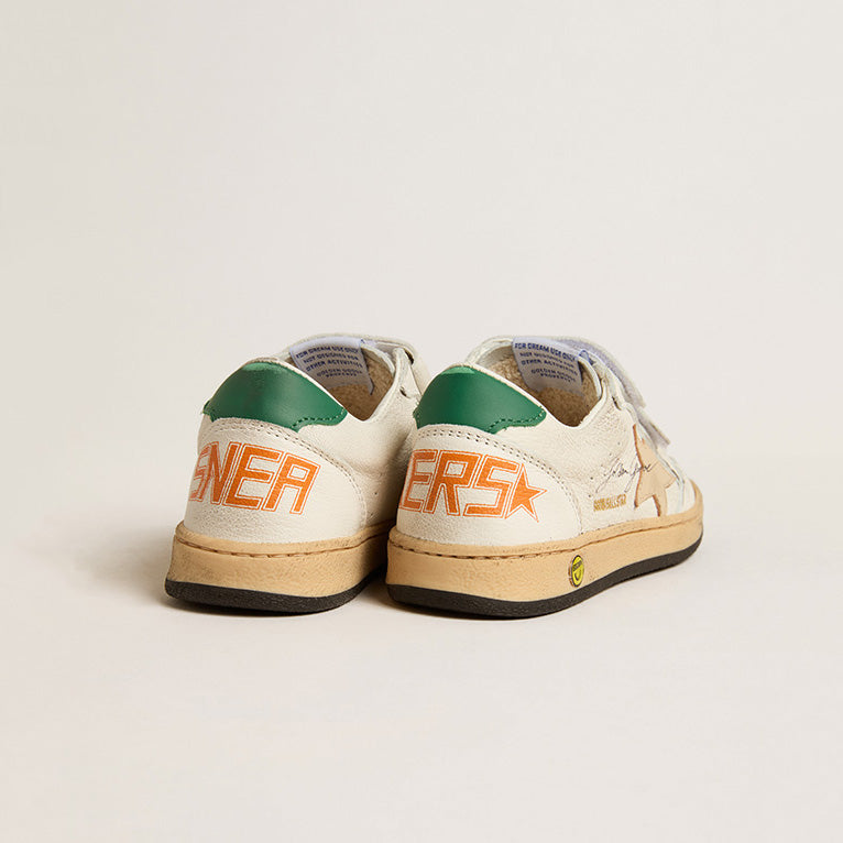 Boys & Girls White "BALLSTAR" Star Shoes