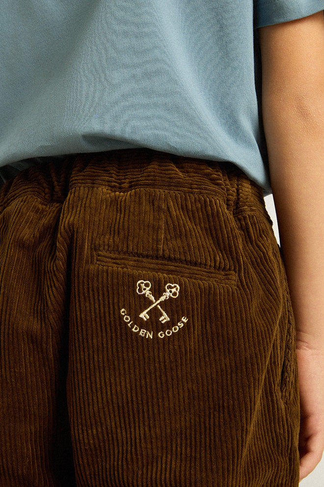 Boys & Girls Brown Corduroy Trousers