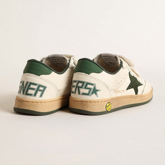 Boys & Girls Green Star Shoes
