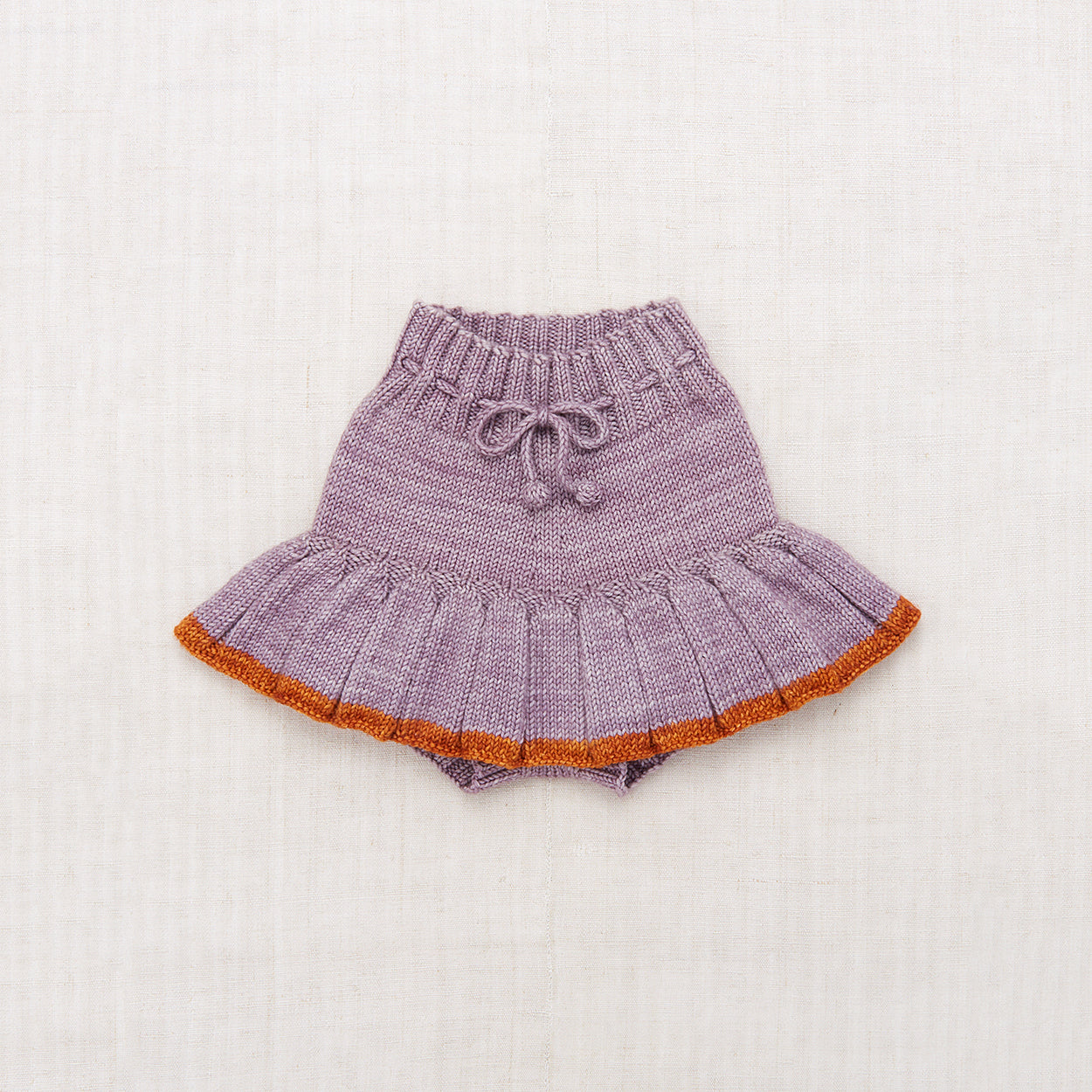 Girls Purple Wool Skirt