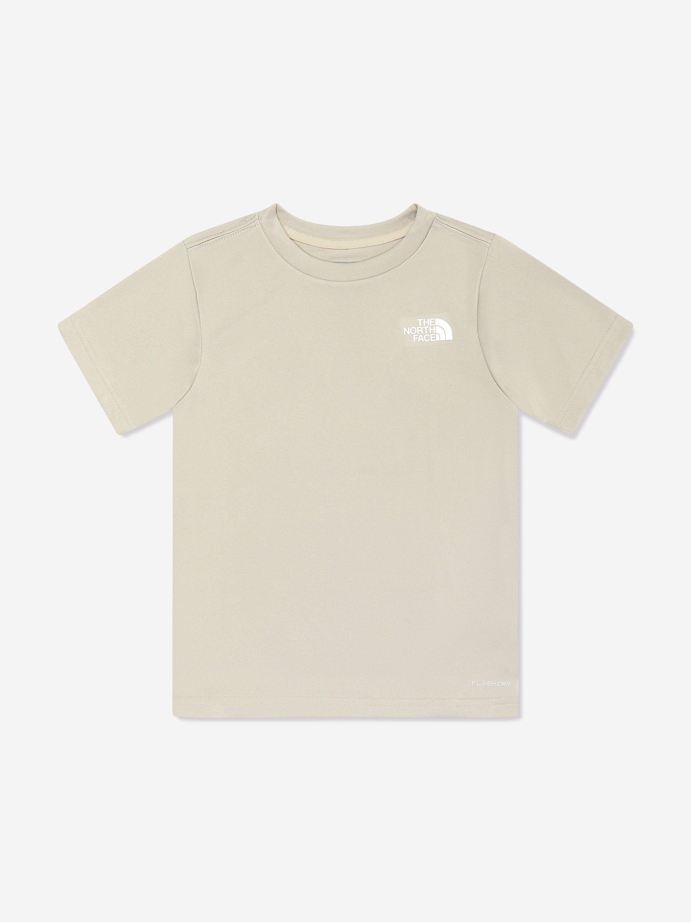The North Face Boys Reaxion T-Shirt in Beige