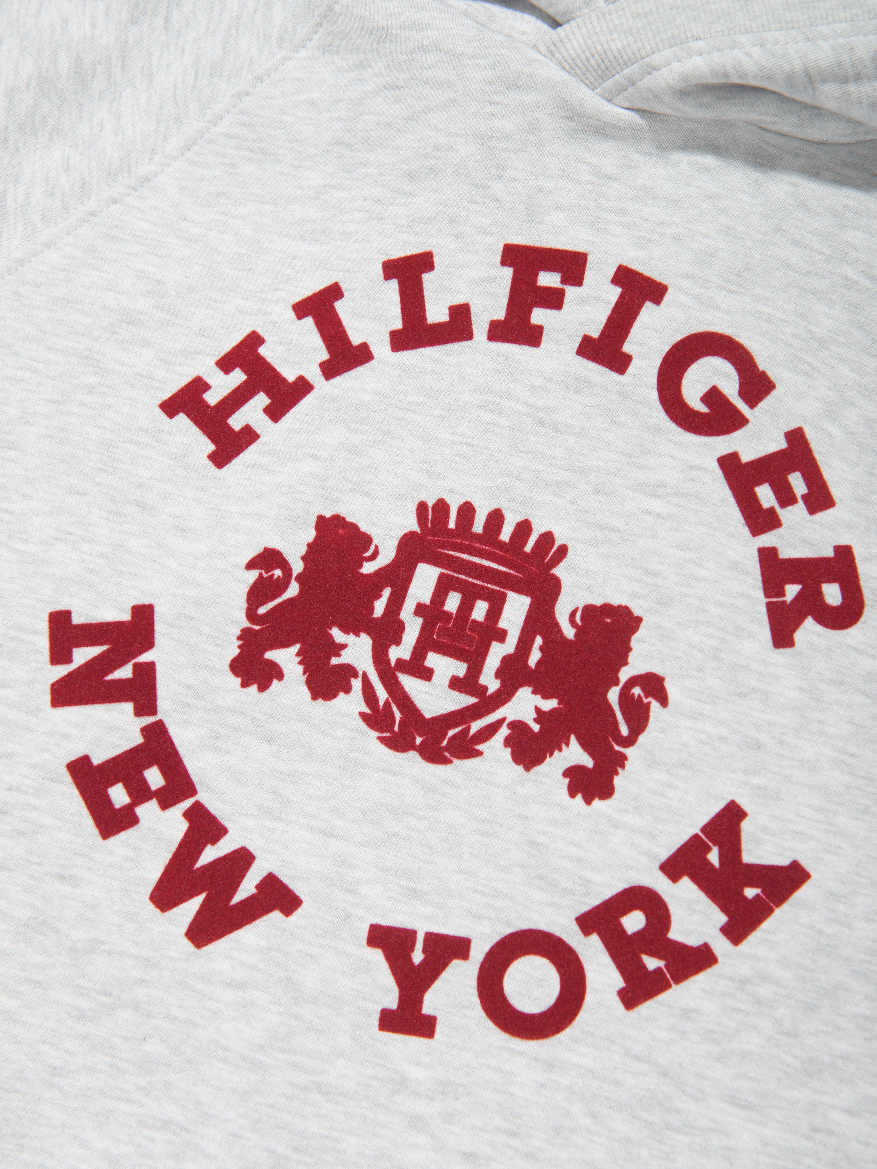Tommy Hilfiger Girls Hilfiger Crest Hoodie in Grey