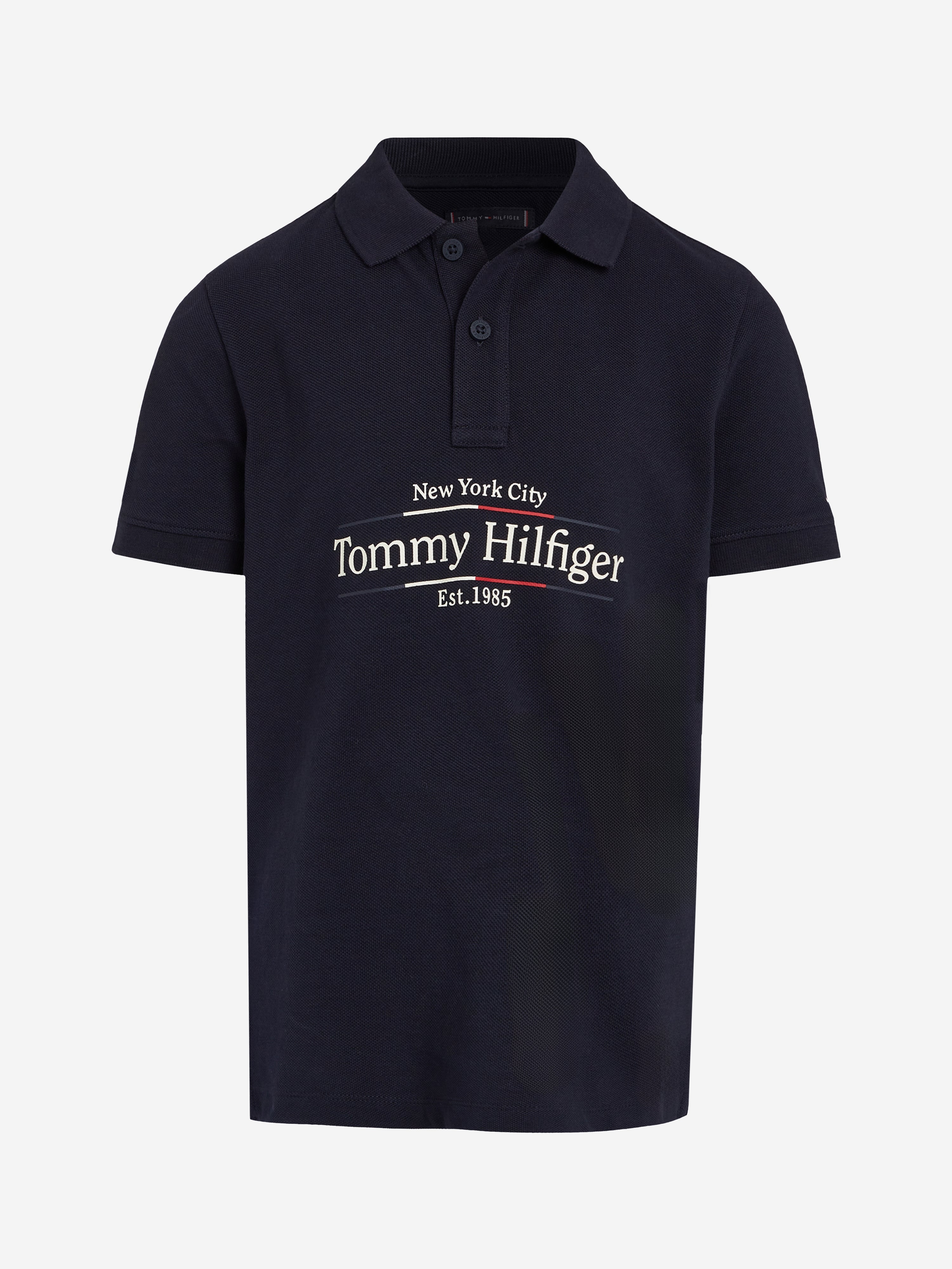 Boys Icon Regular Polo Shirt in Navy