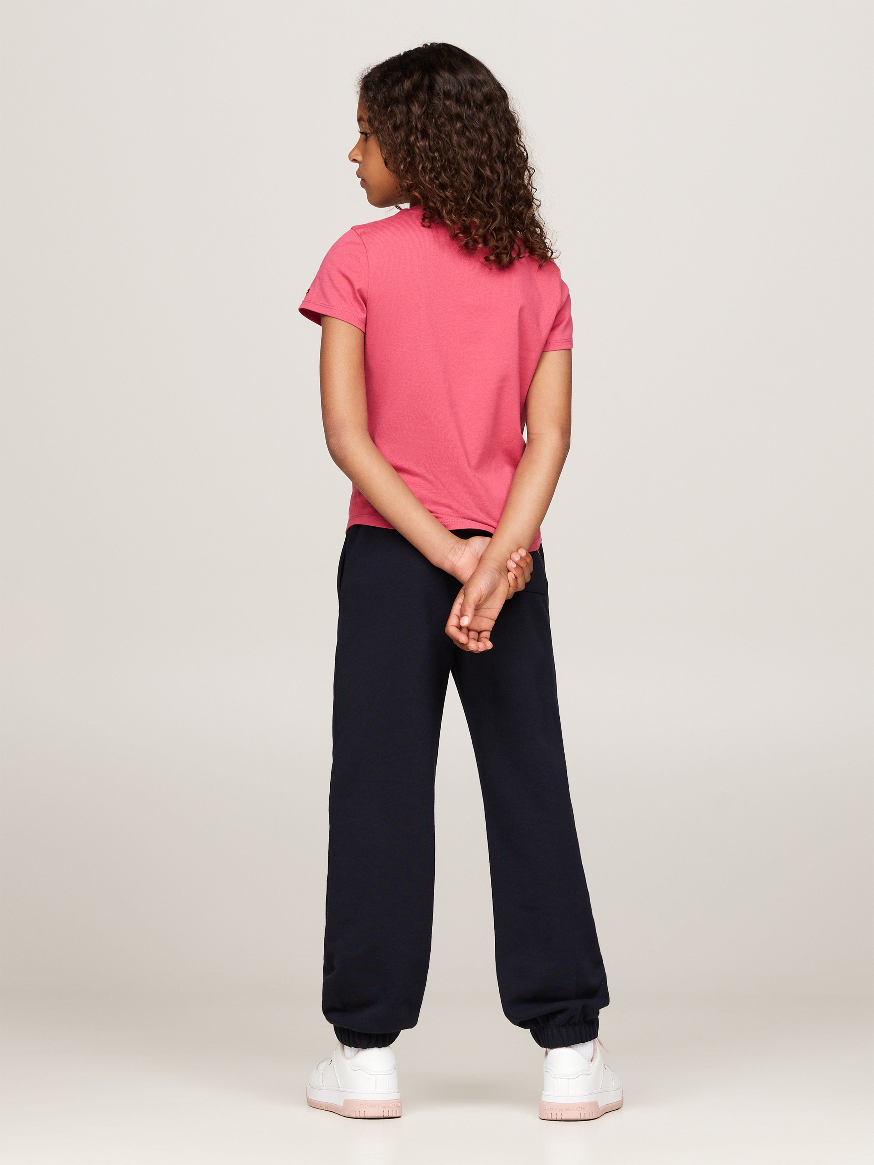 Tommy Hilfiger Girls Essential T-Shirt in Pink