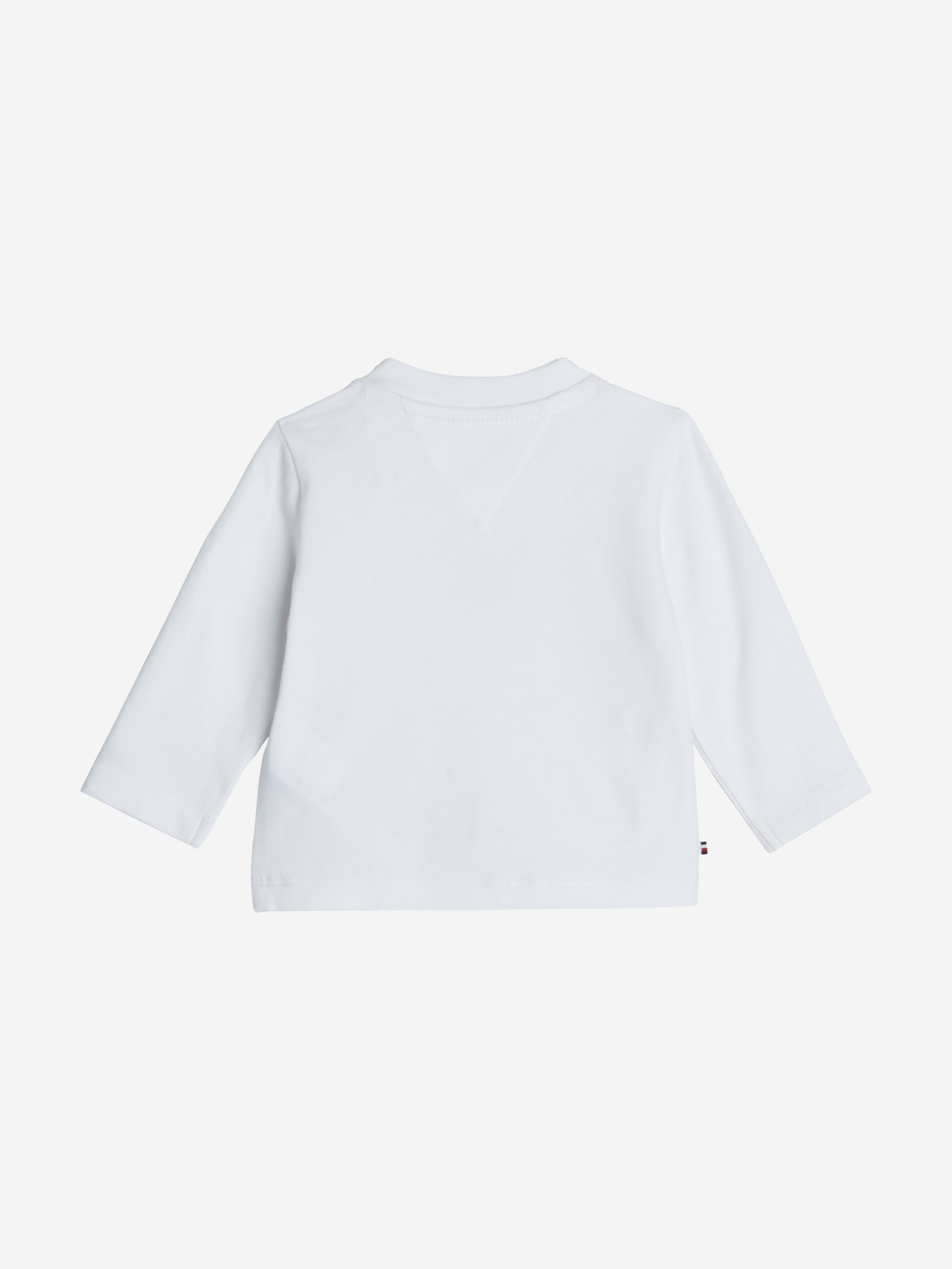 Tommy Hilfiger Baby Long Sleeve Essential T-Shirt in White