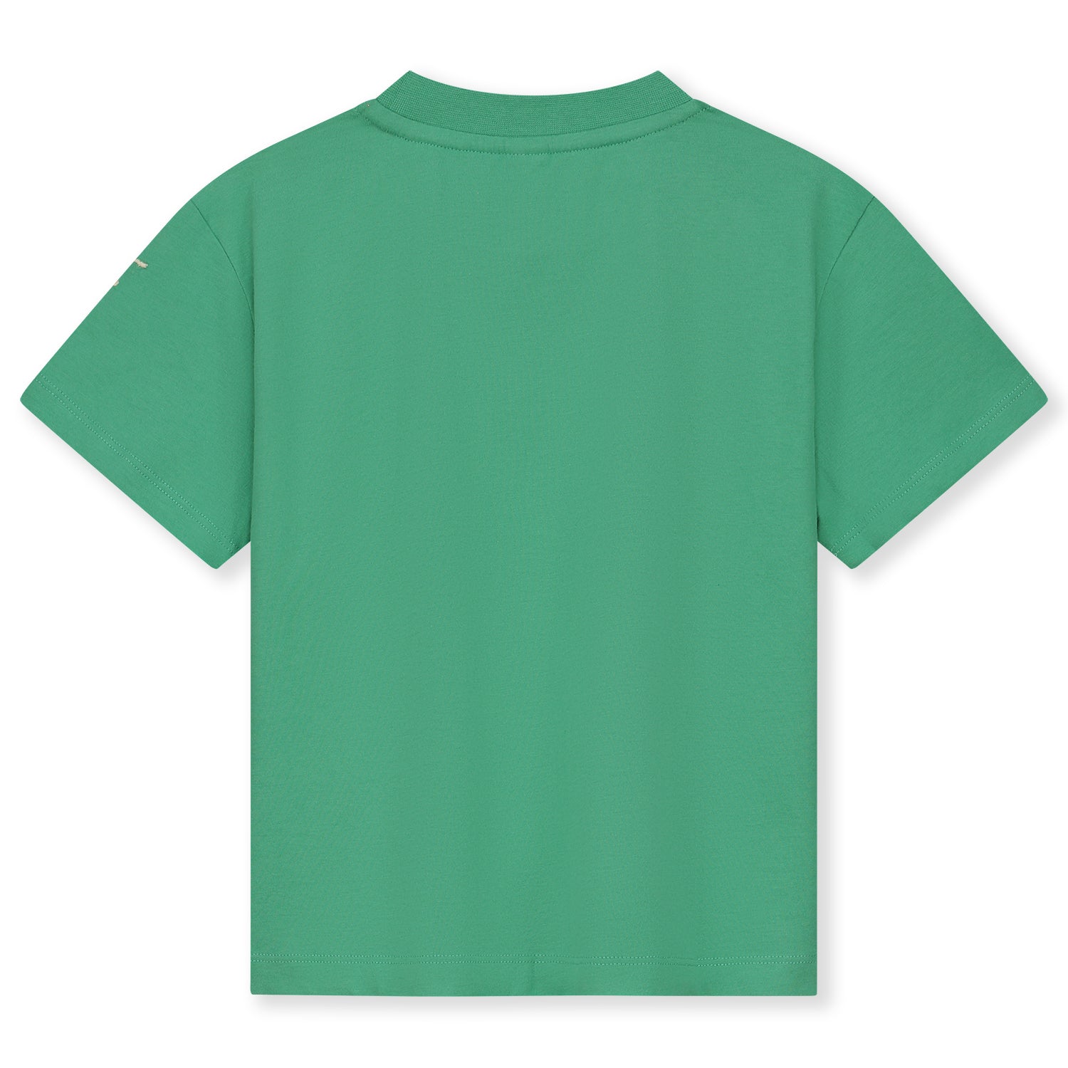 Boys & Girls Green Cotton T-Shirt