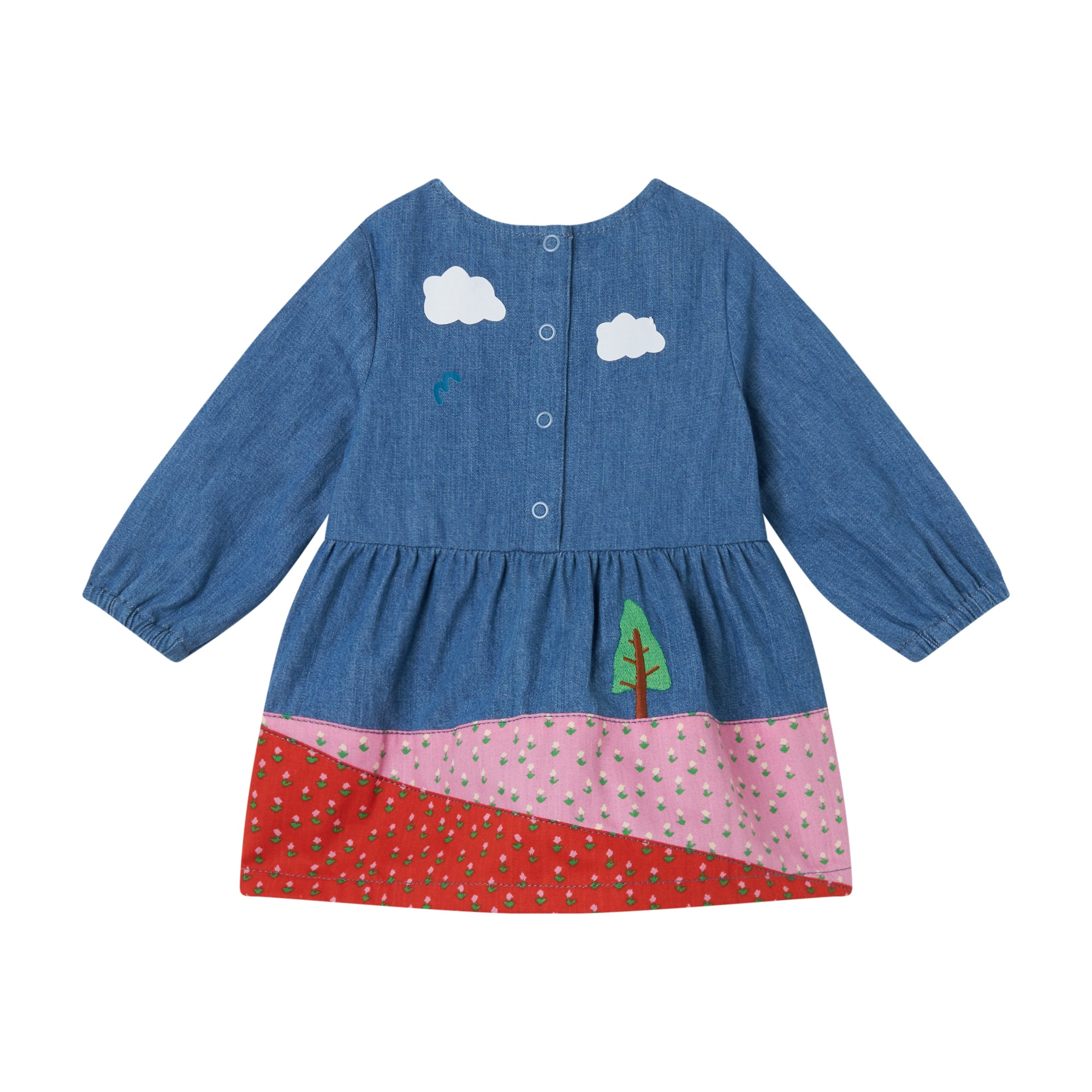 Baby Girls Blue Denim Dress