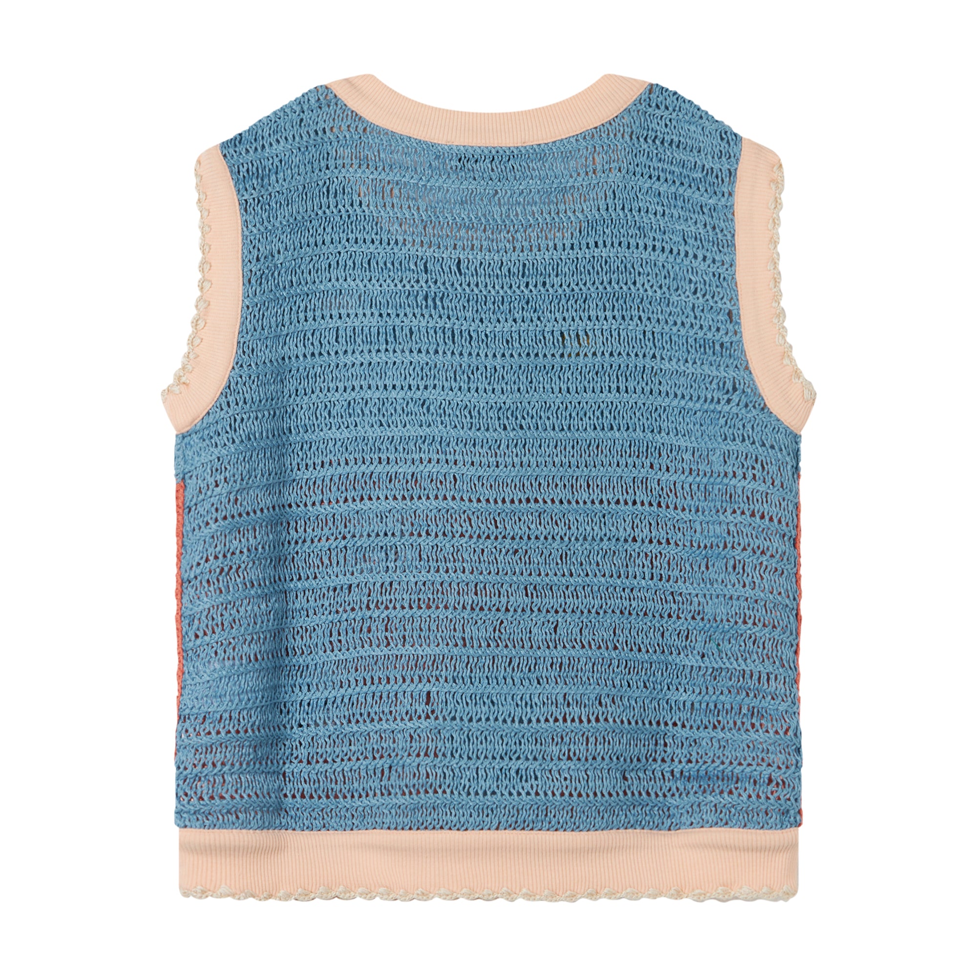 Girls Multicolor Knit Vest