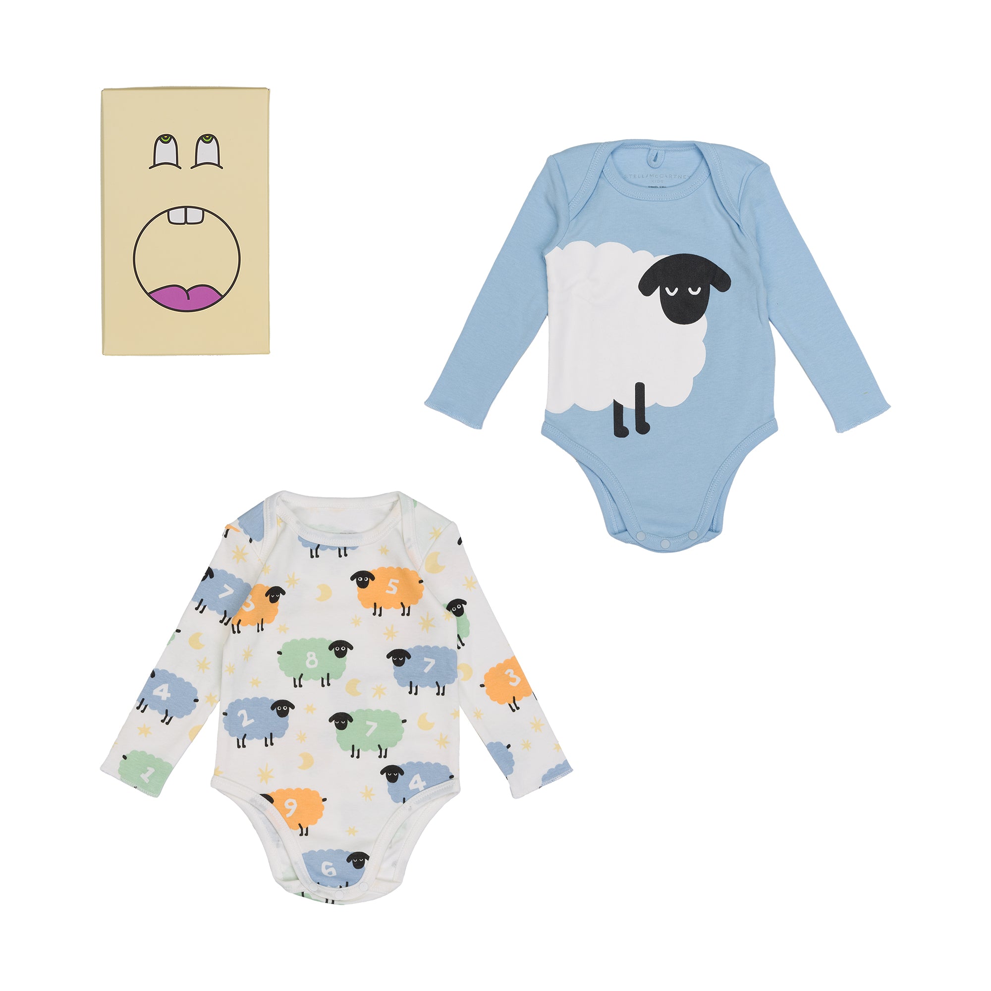 Baby Boys & Girls Blue Cotton Babysuit Set(2 Pack)