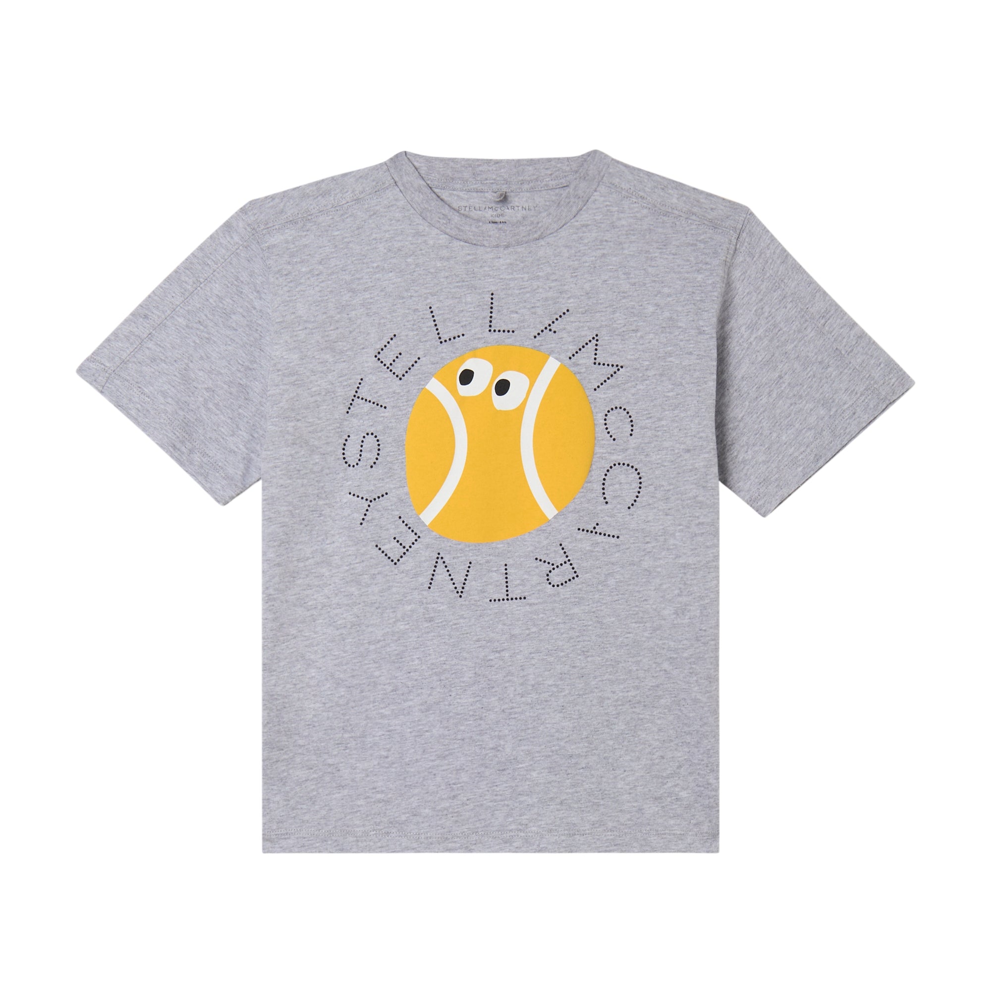 Boys Grey Printed Cotton T-Shirt