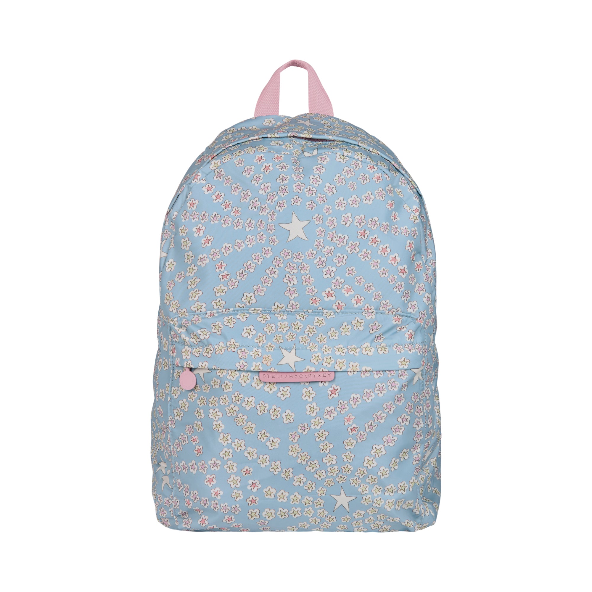 Girls Blue Star Printed Backpack