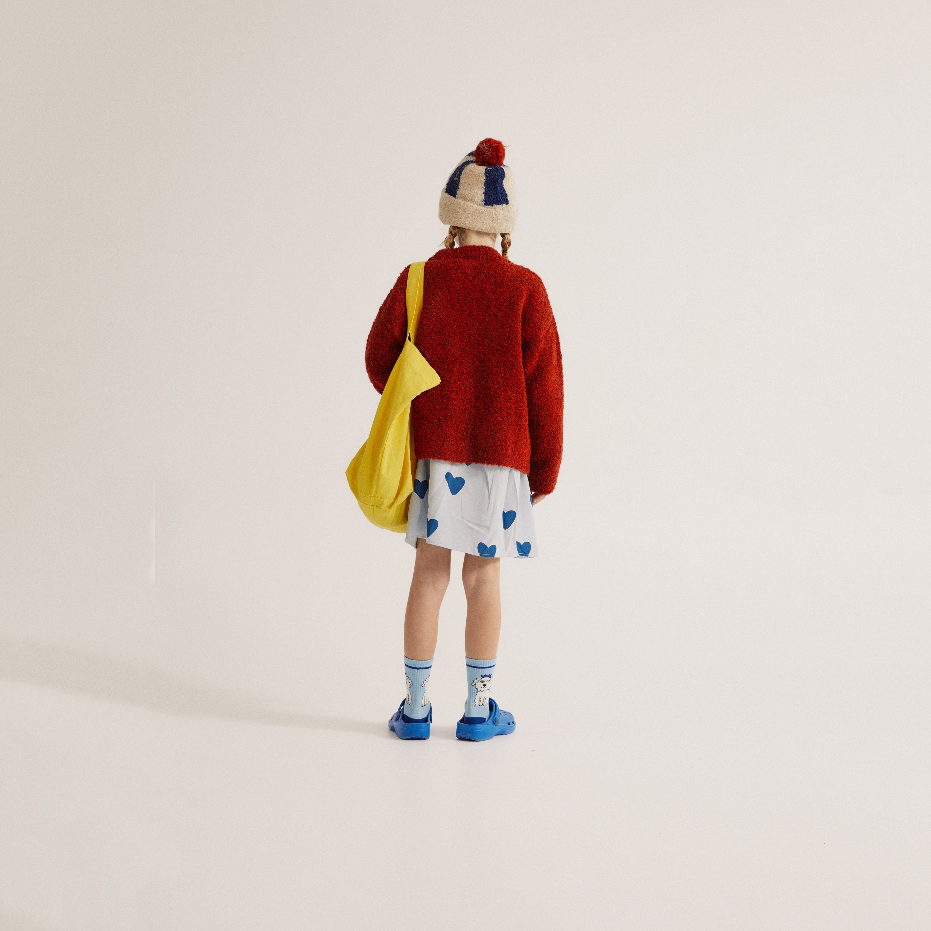 Boys & Girls Red Knit Cardigan
