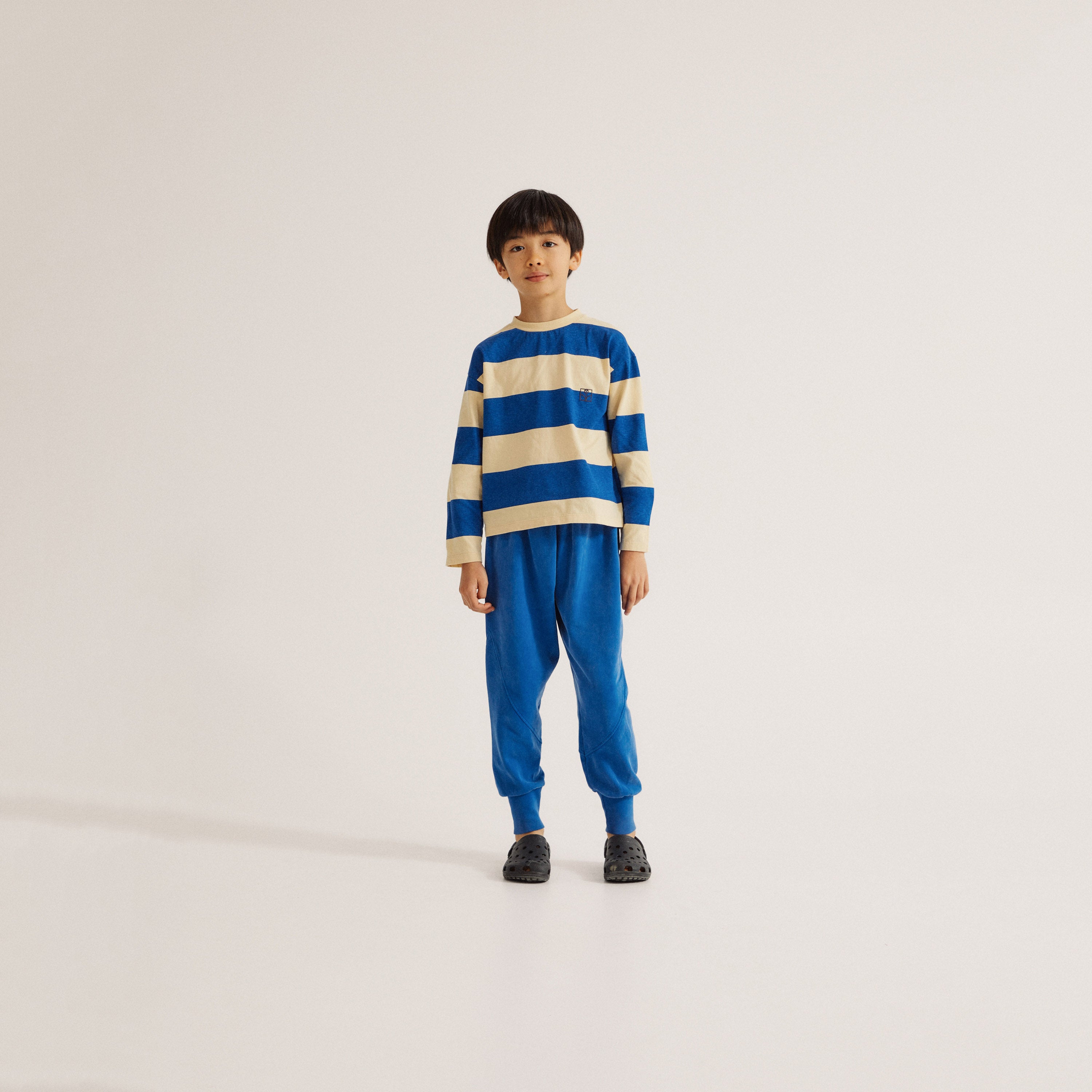 Boys & Girls Blue Cotton Trousers