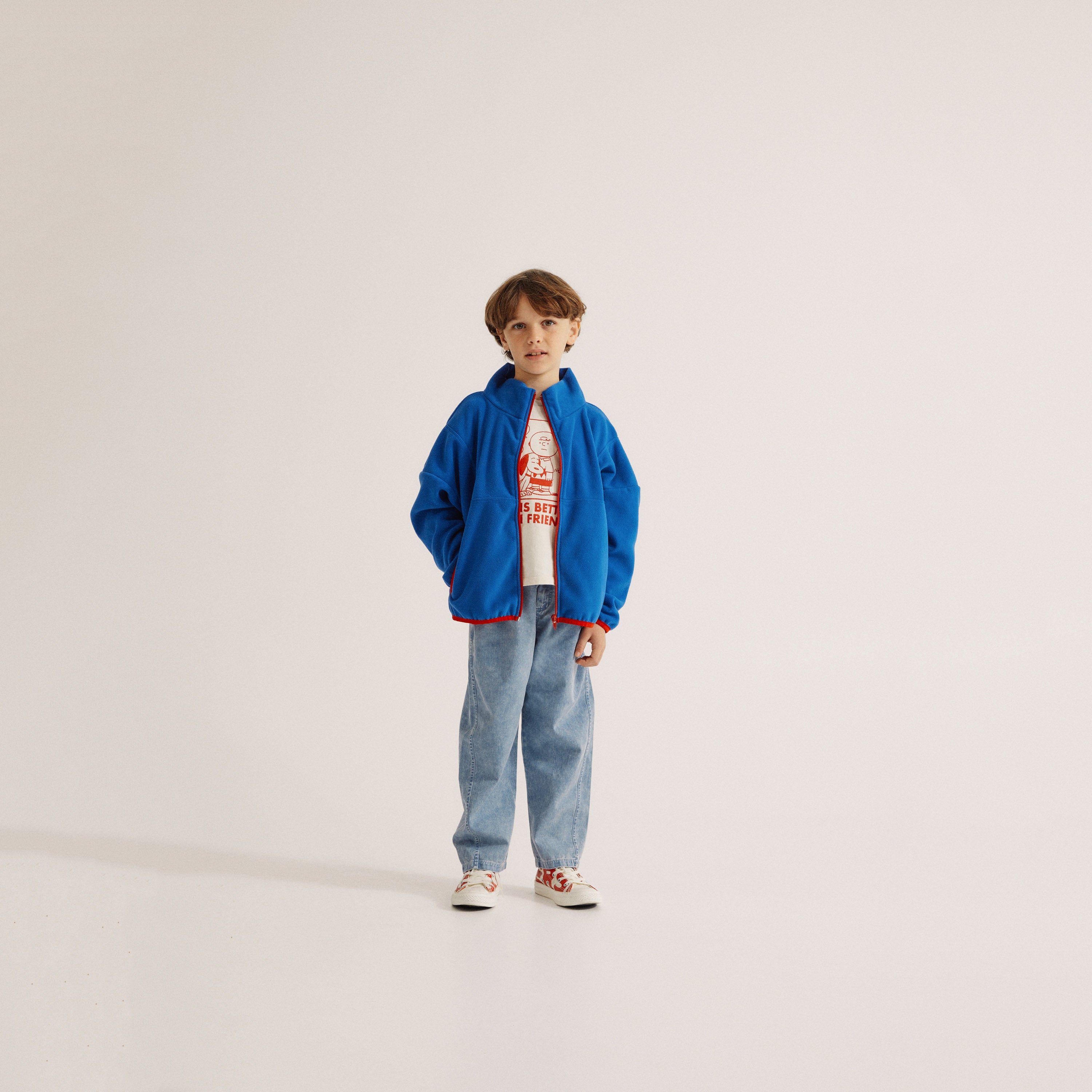 Boys & Girls Blue Zip-Up Jacket