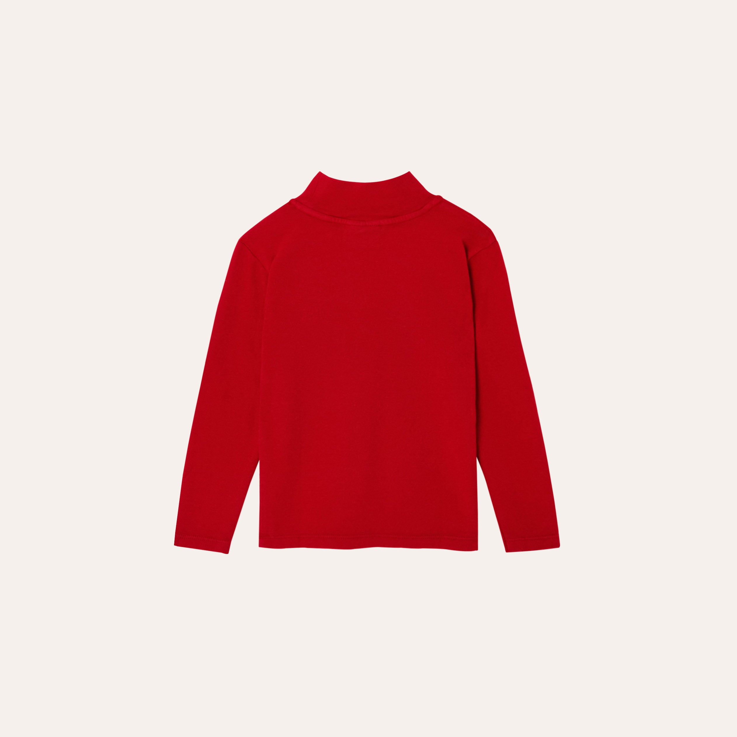 Boys & Girls Red Logo Cotton T-Shirt