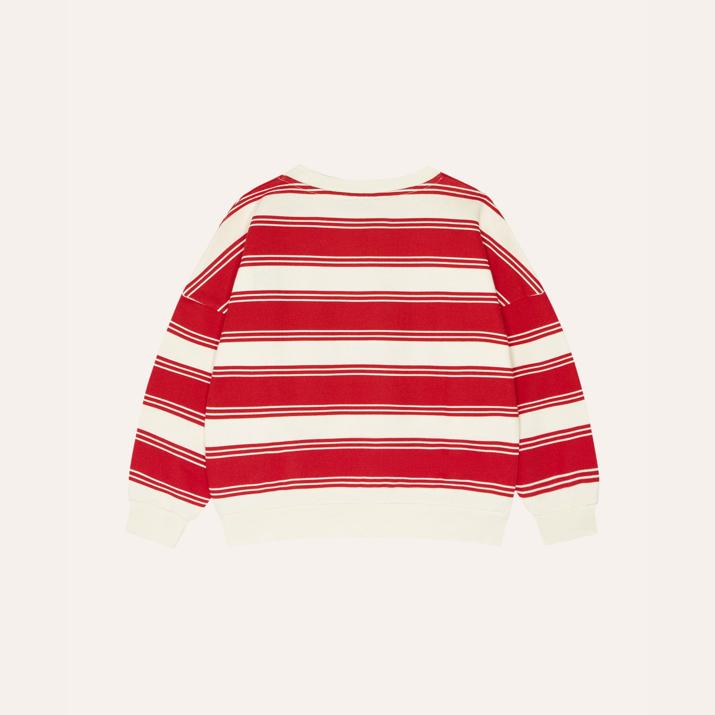Boys & Girls Red Stripes Cotton Sweatshirt