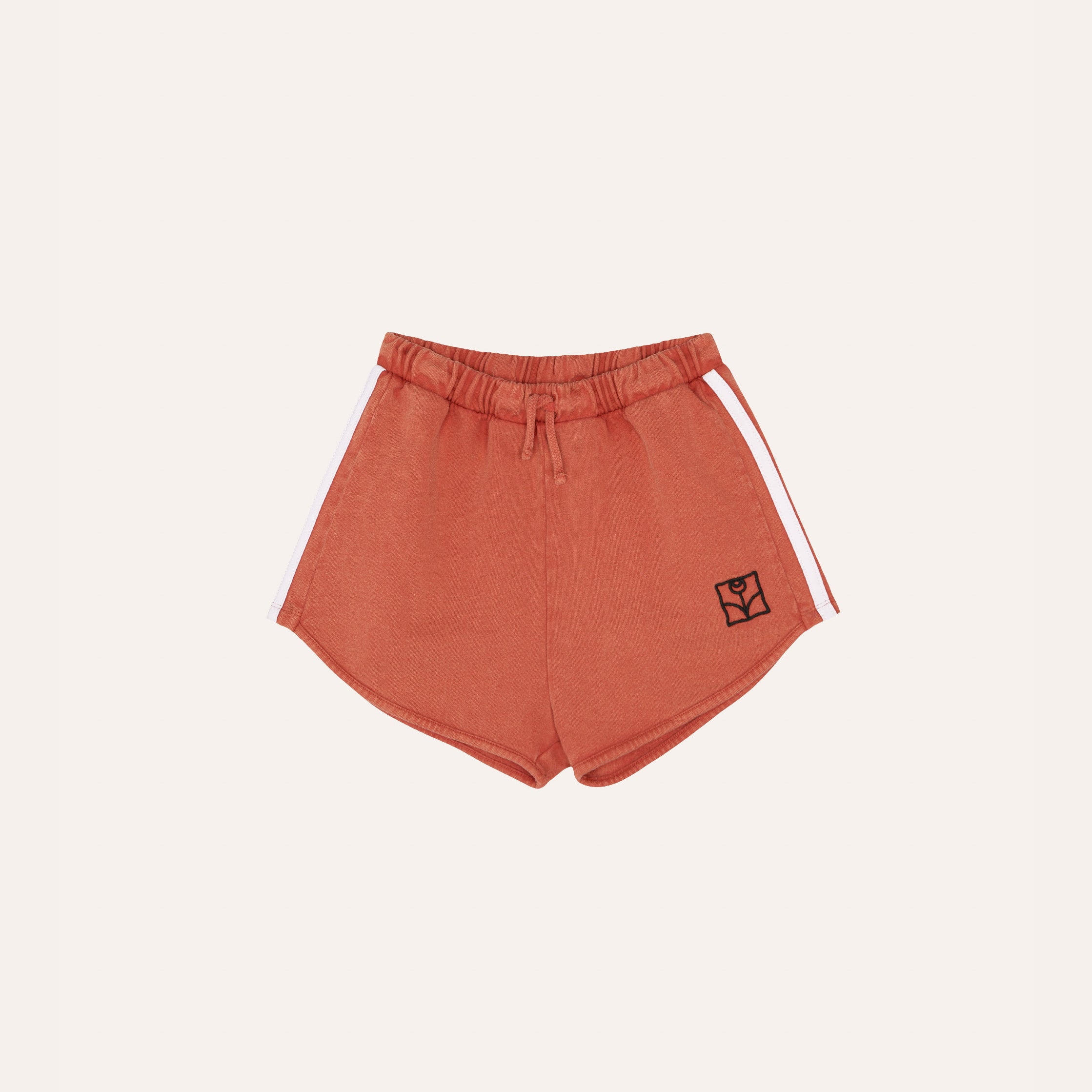 Boys & Girls Red Cotton Shorts