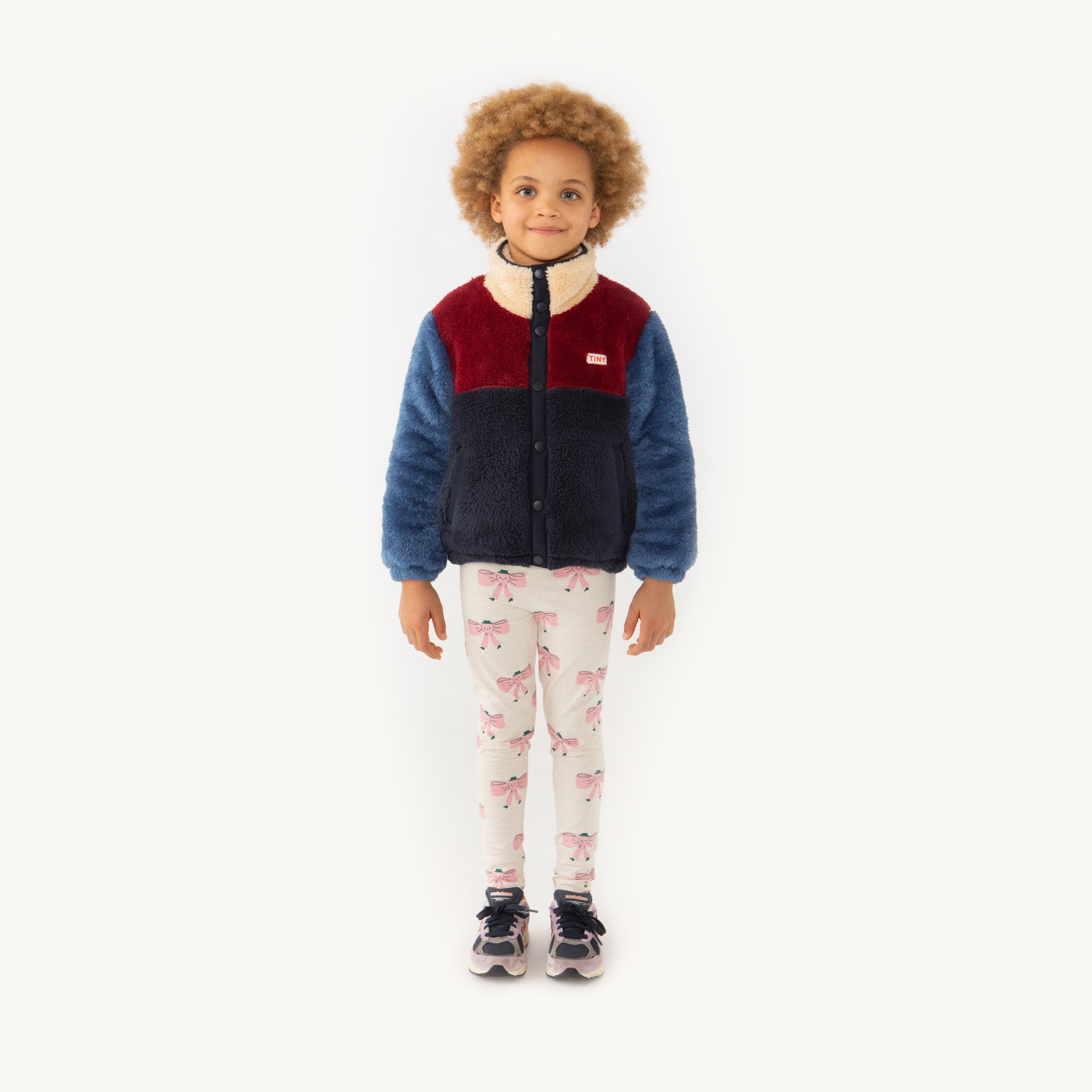 Boys & Girls Beige Printed Cotton Leggings