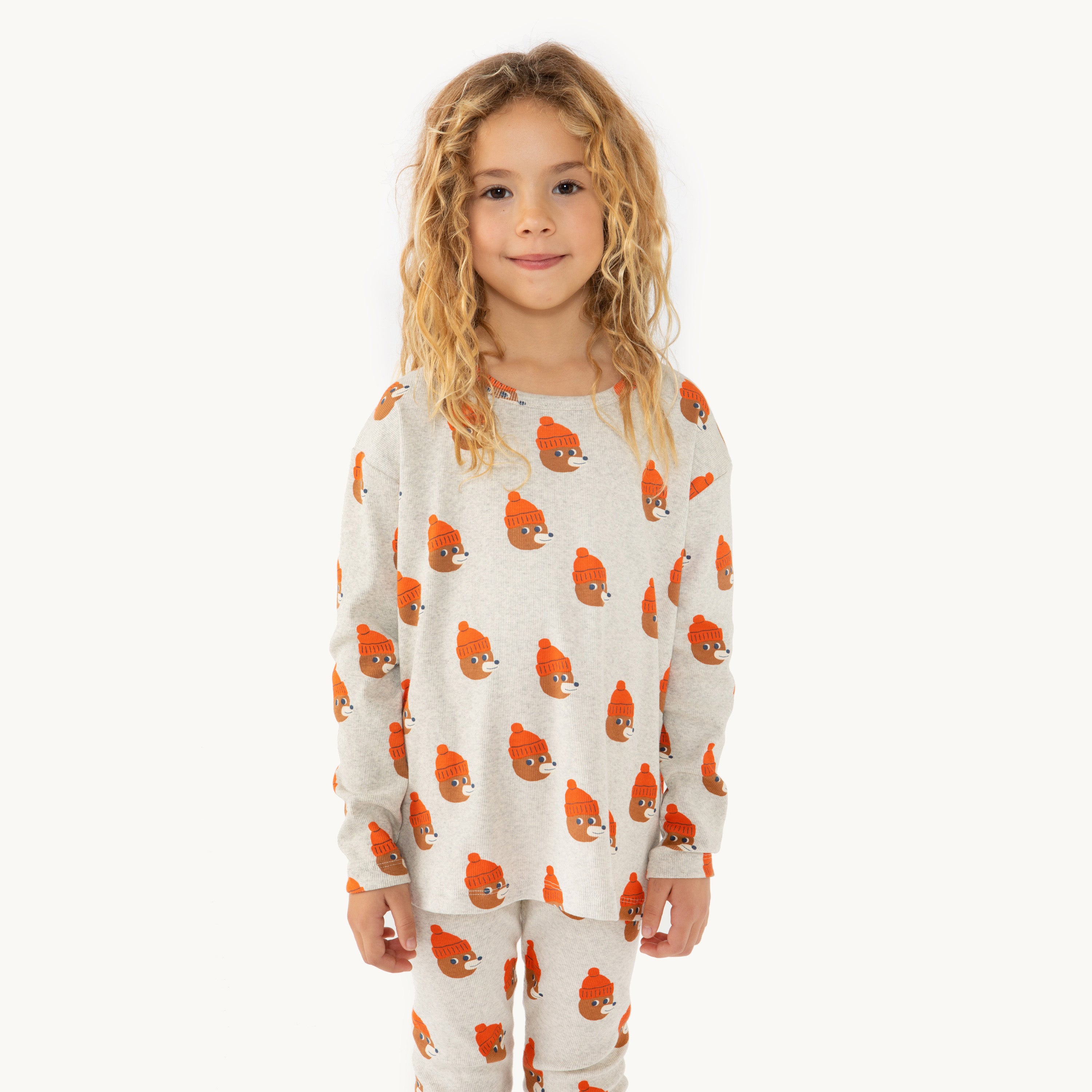 Boys & Girls Grey Printed Cotton T-Shirt