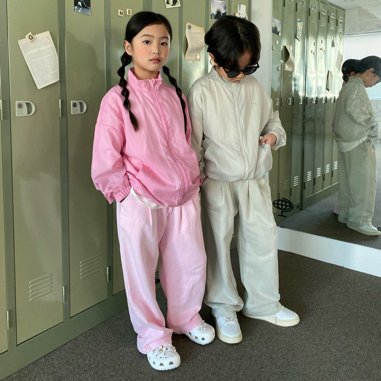 Boys & Girls Pink Zip-Up Jacket