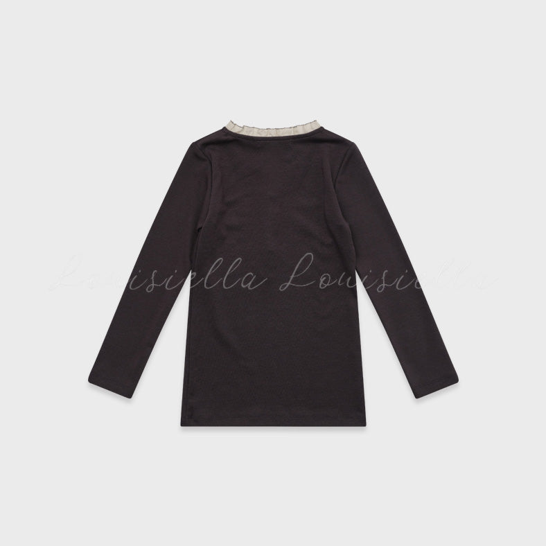 Girls Charcoal T-Shirt