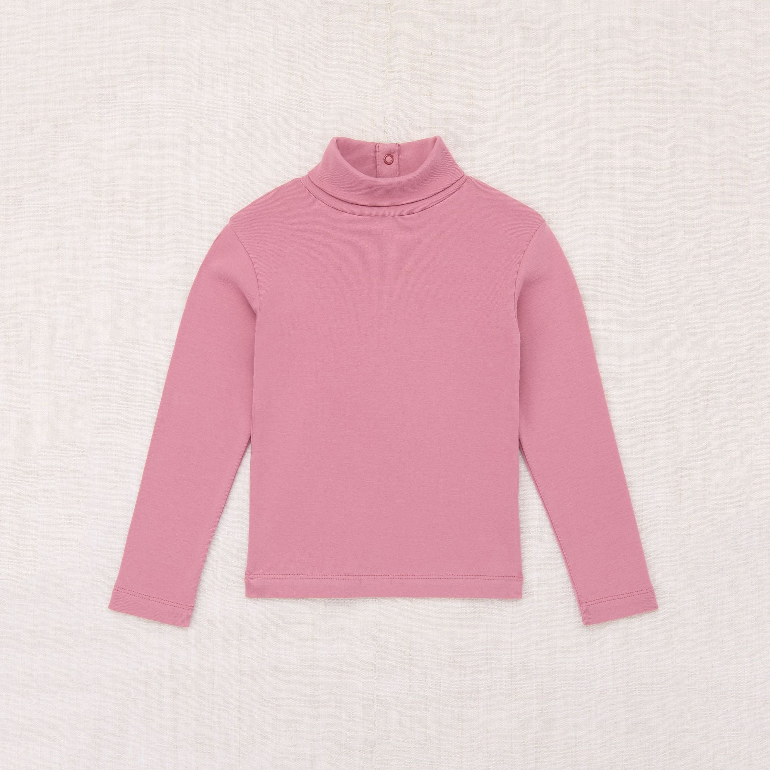 Boys & Girls Pink Cotton Turtleneck