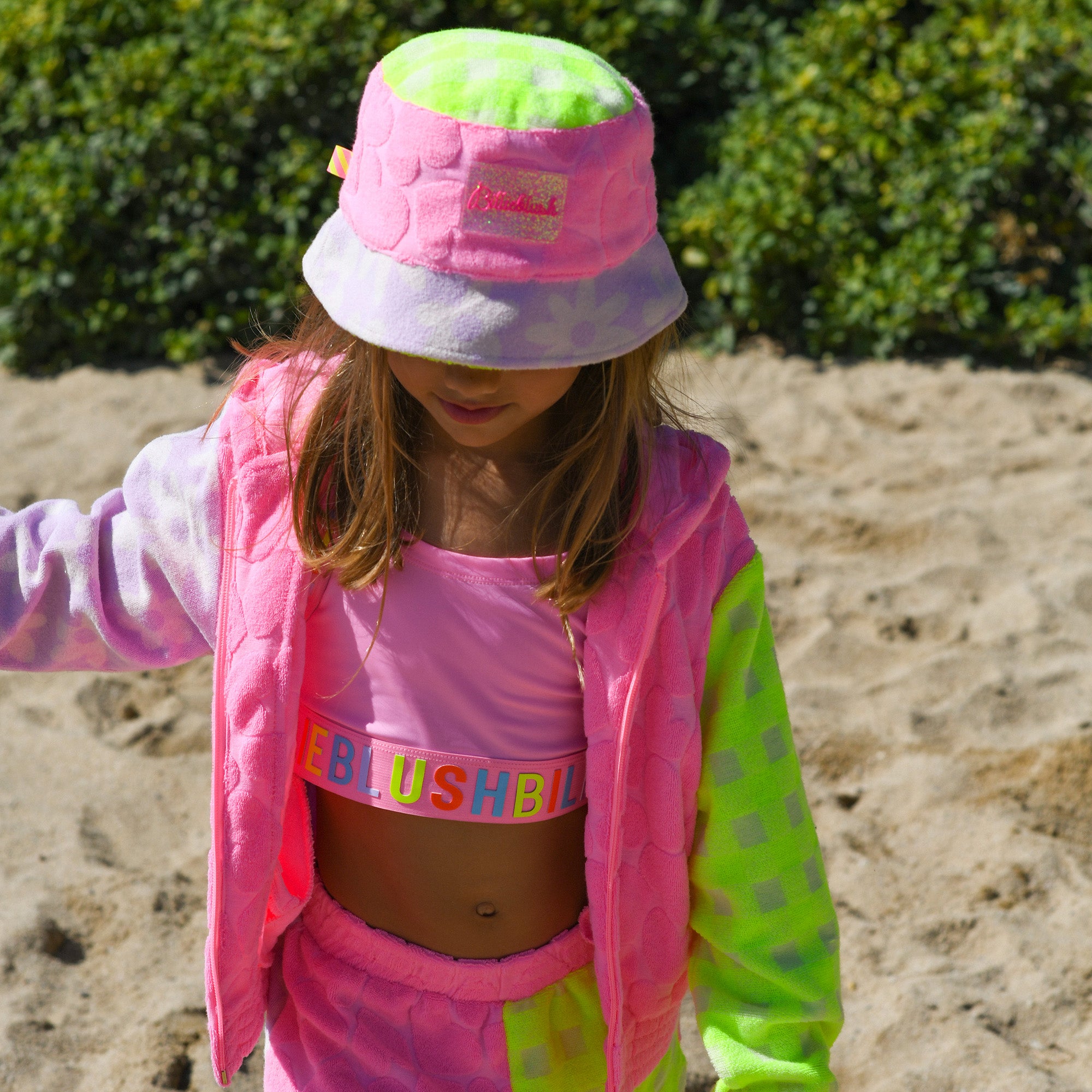 Girls Pink Logo Vest