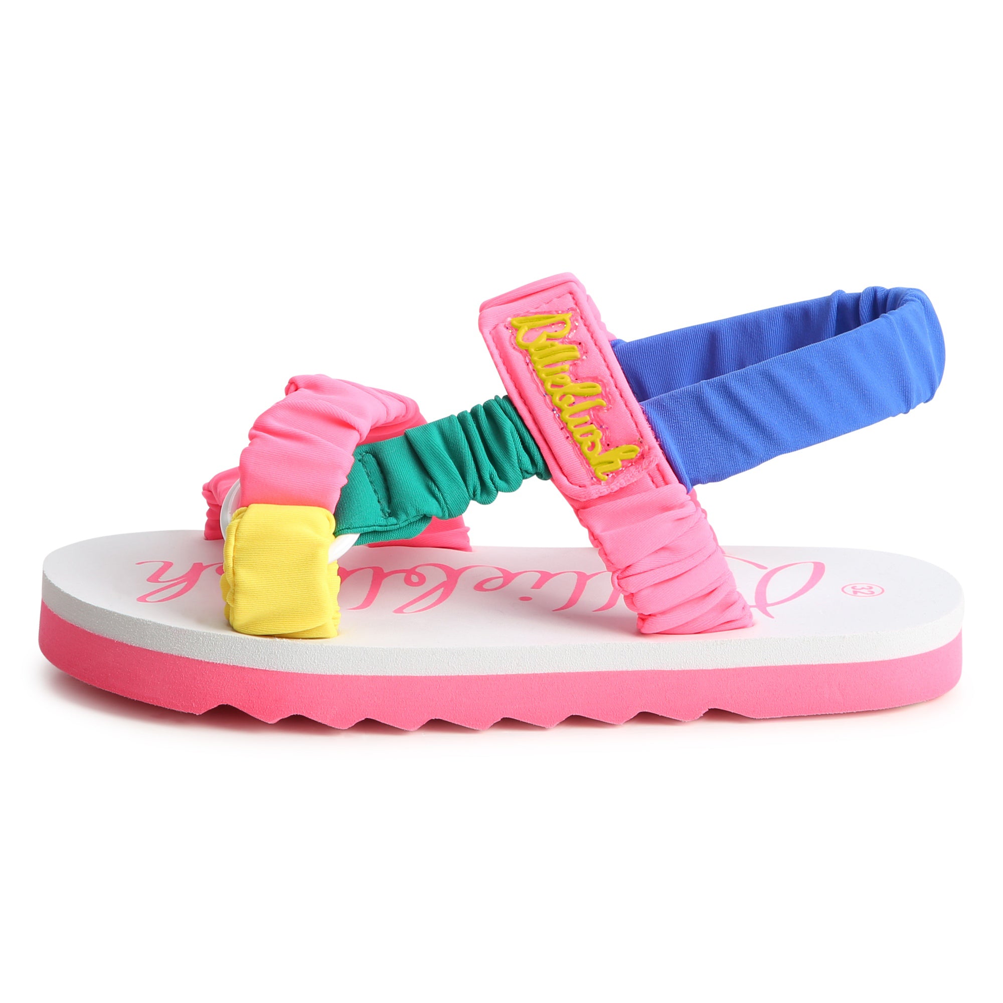 Girls Multicolor Velcro Strap Sandals