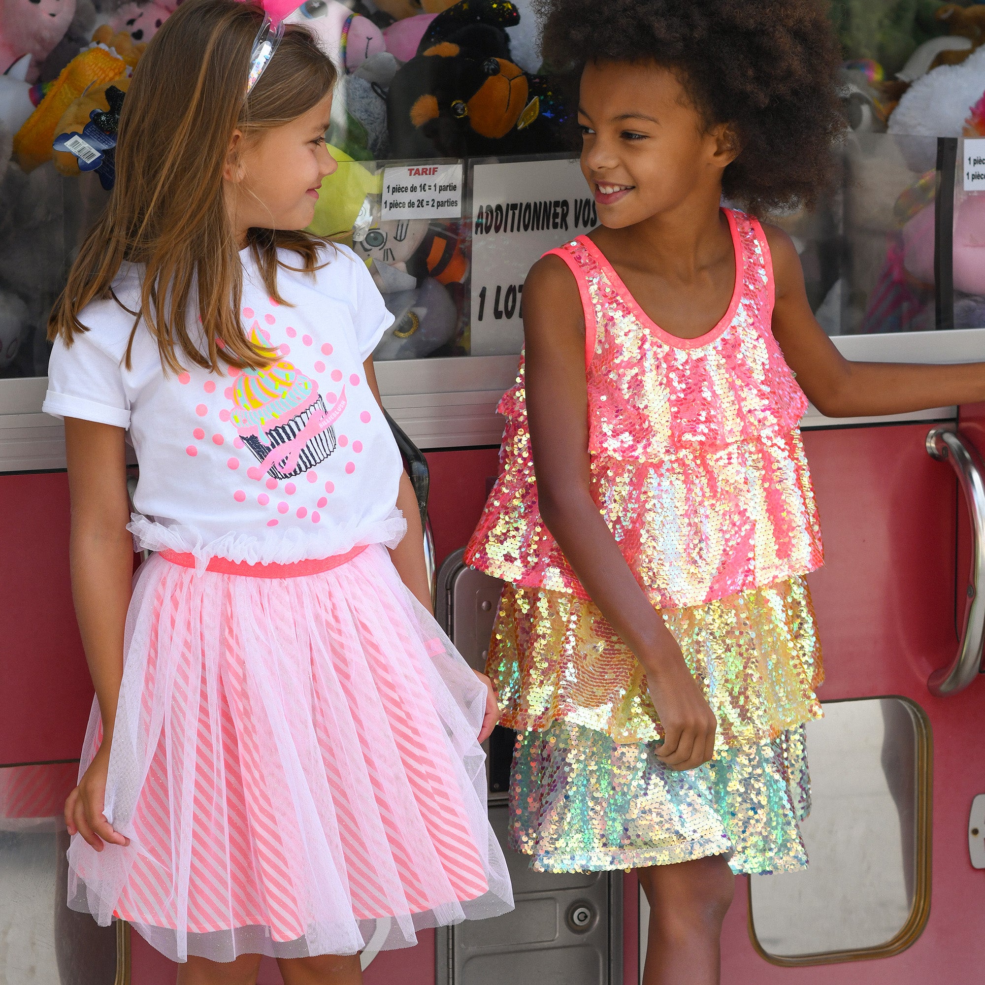 Girls Pink Tulle Skirt