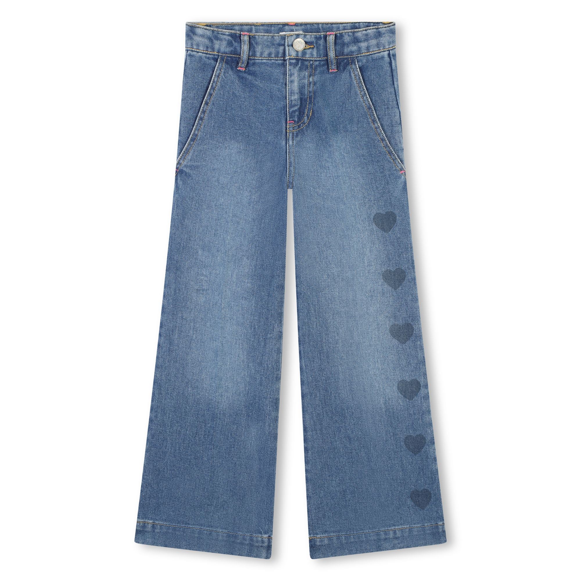 Girls Blue Denim Trousers