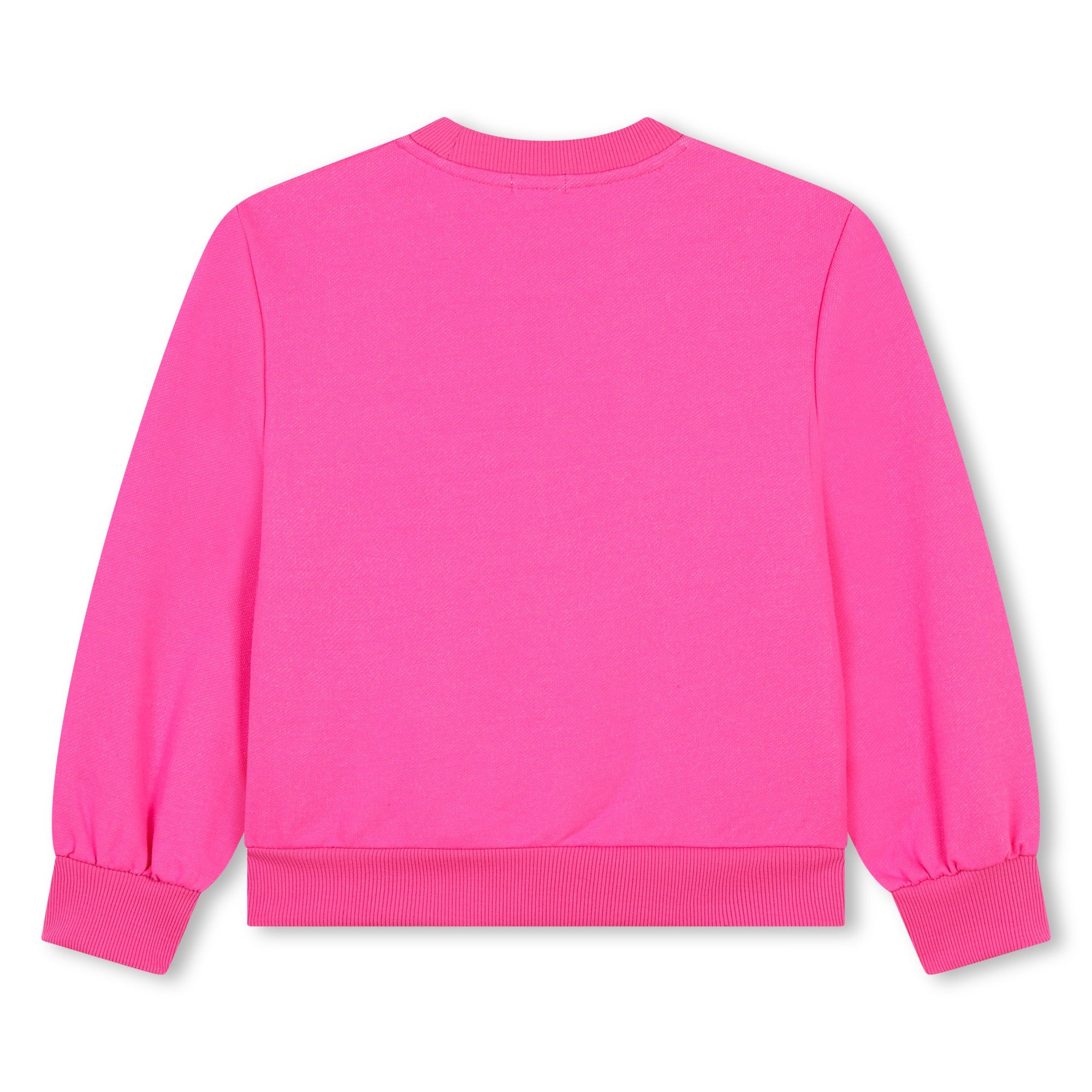 Girls Pink Glitter Sweatshirt