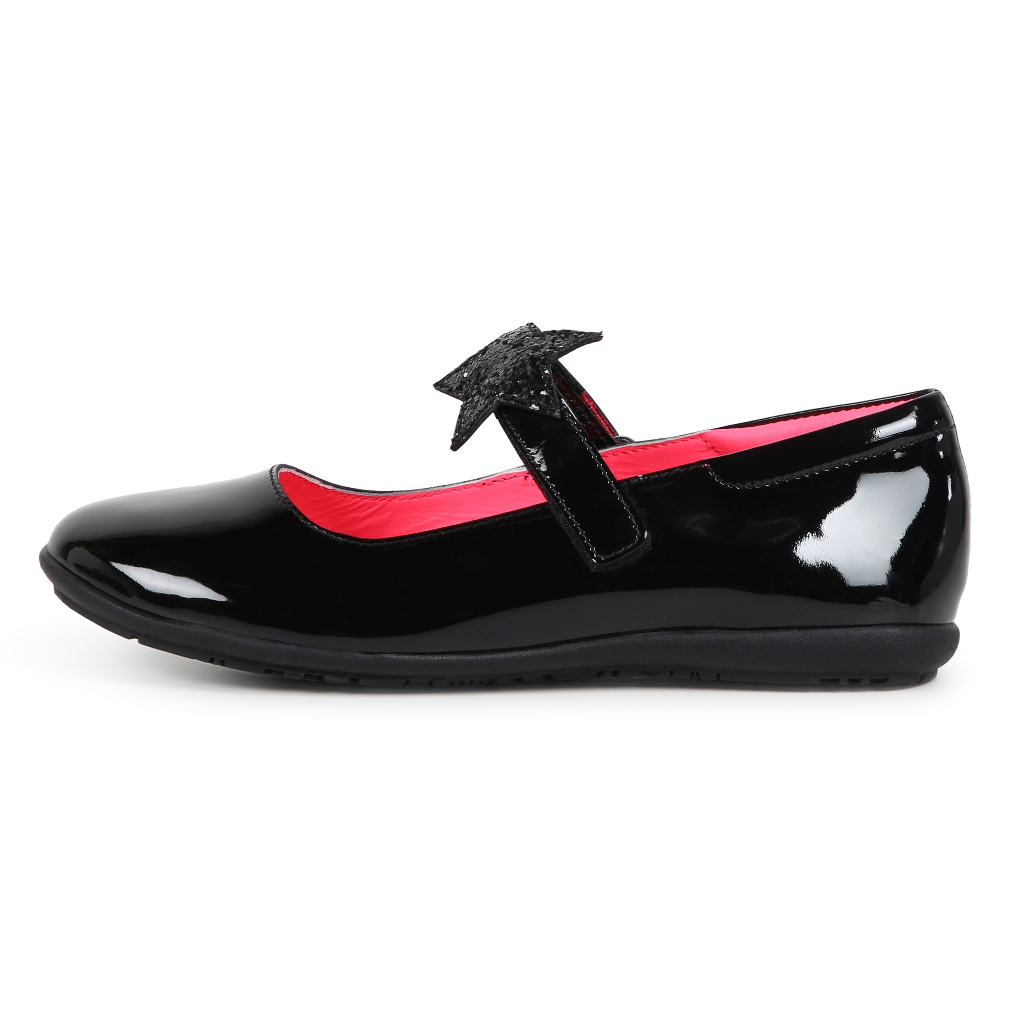 Girls Black Flat Shoes