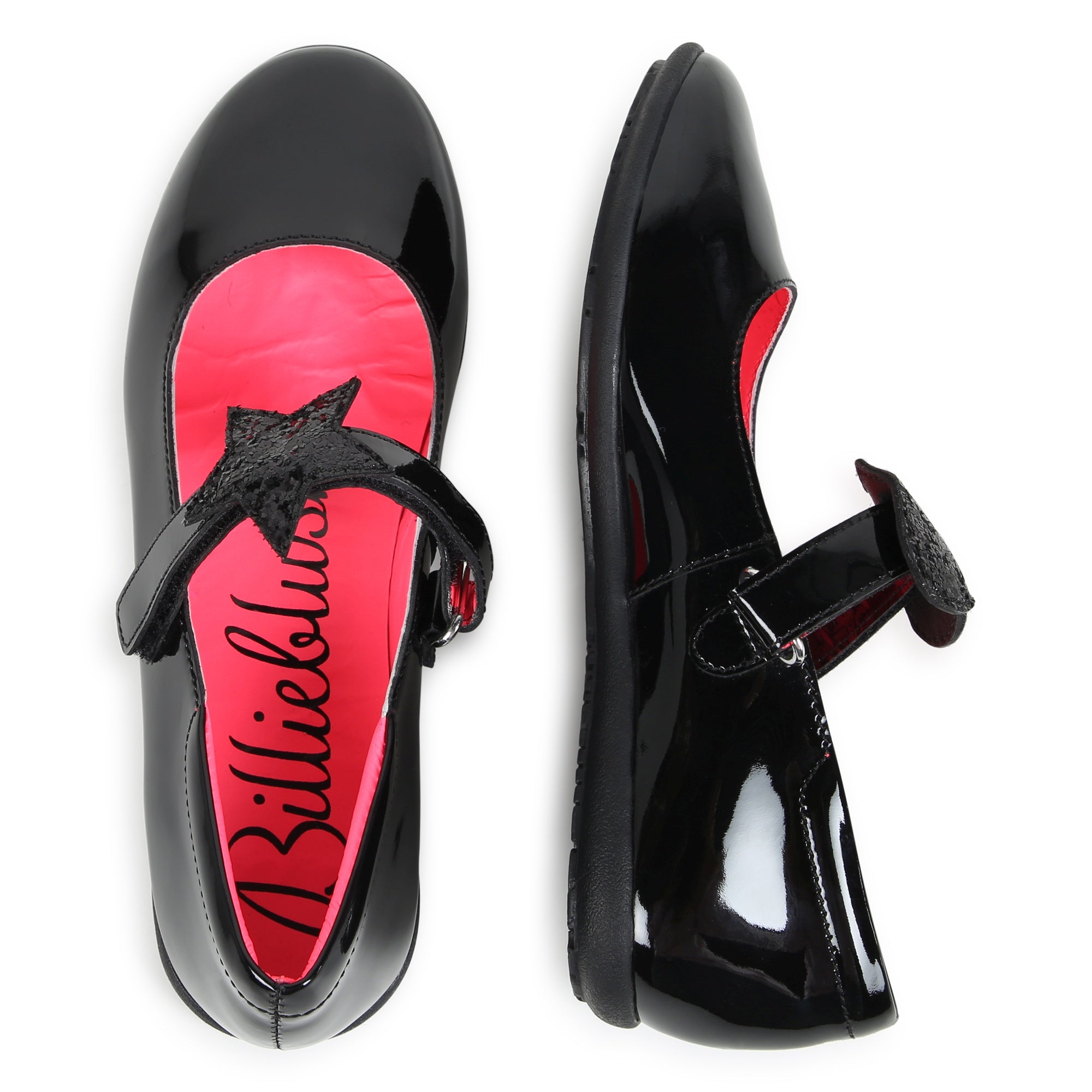 Girls Black Flat Shoes