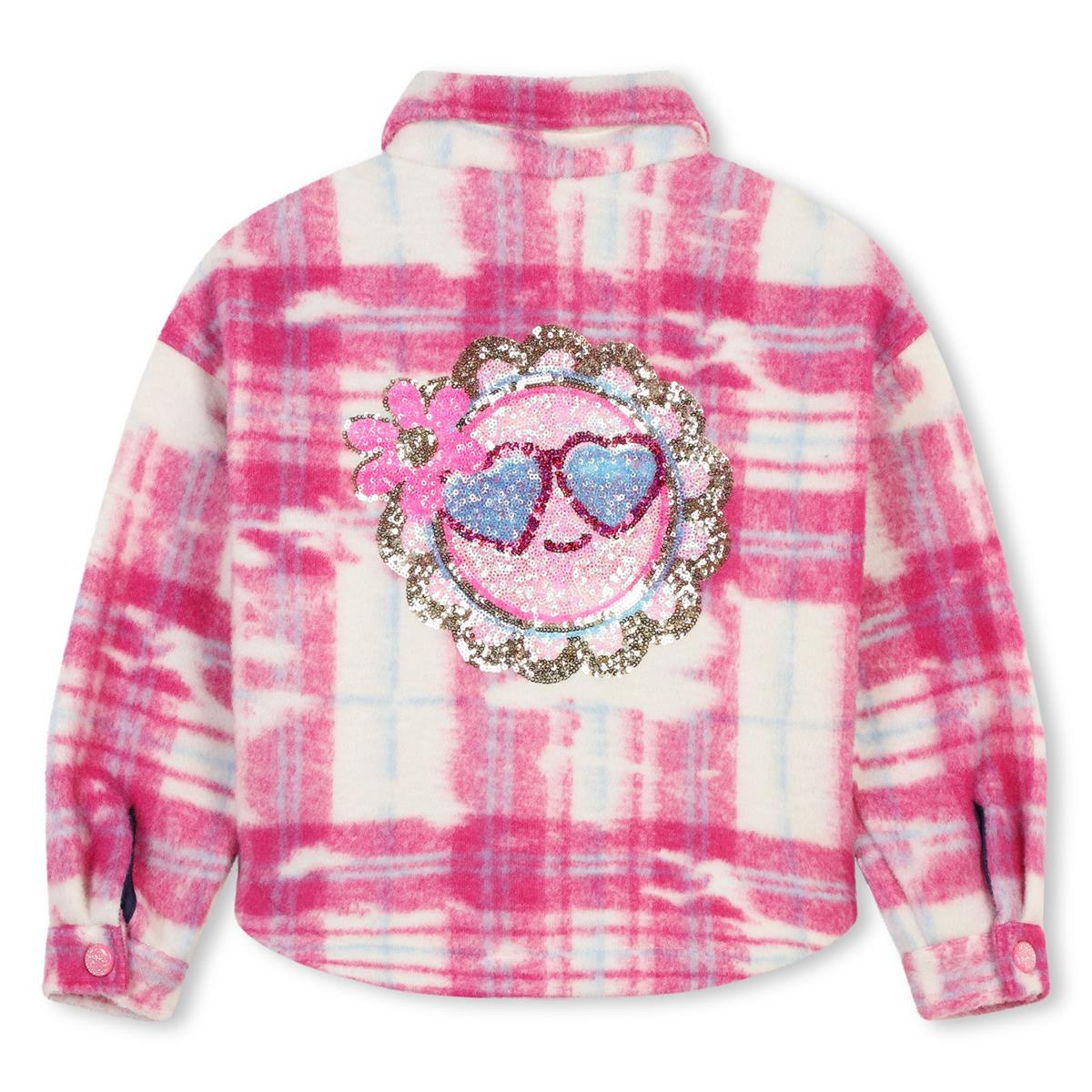 Girls Pink Check Shirt