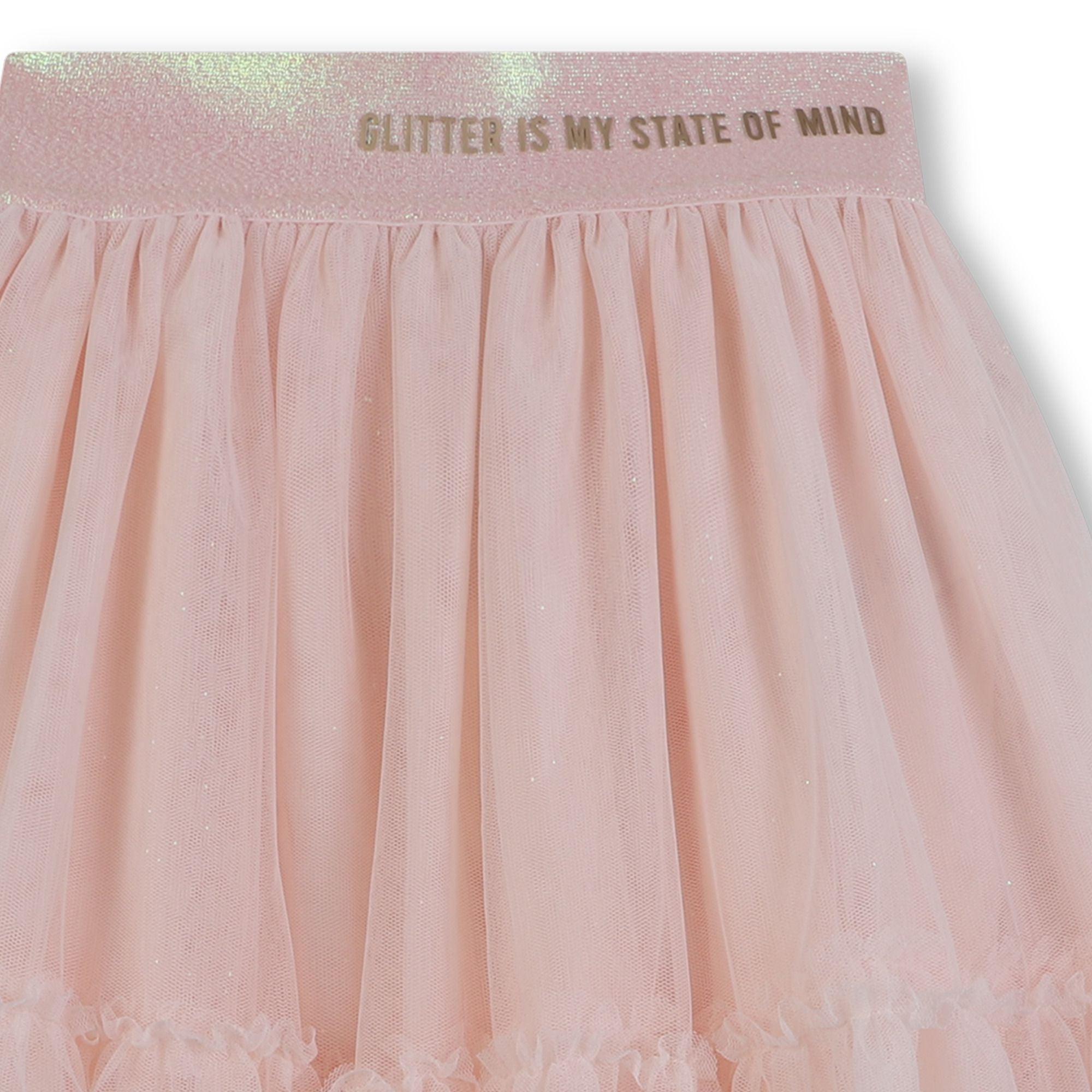 Girls Light Pink Tulle Skirt
