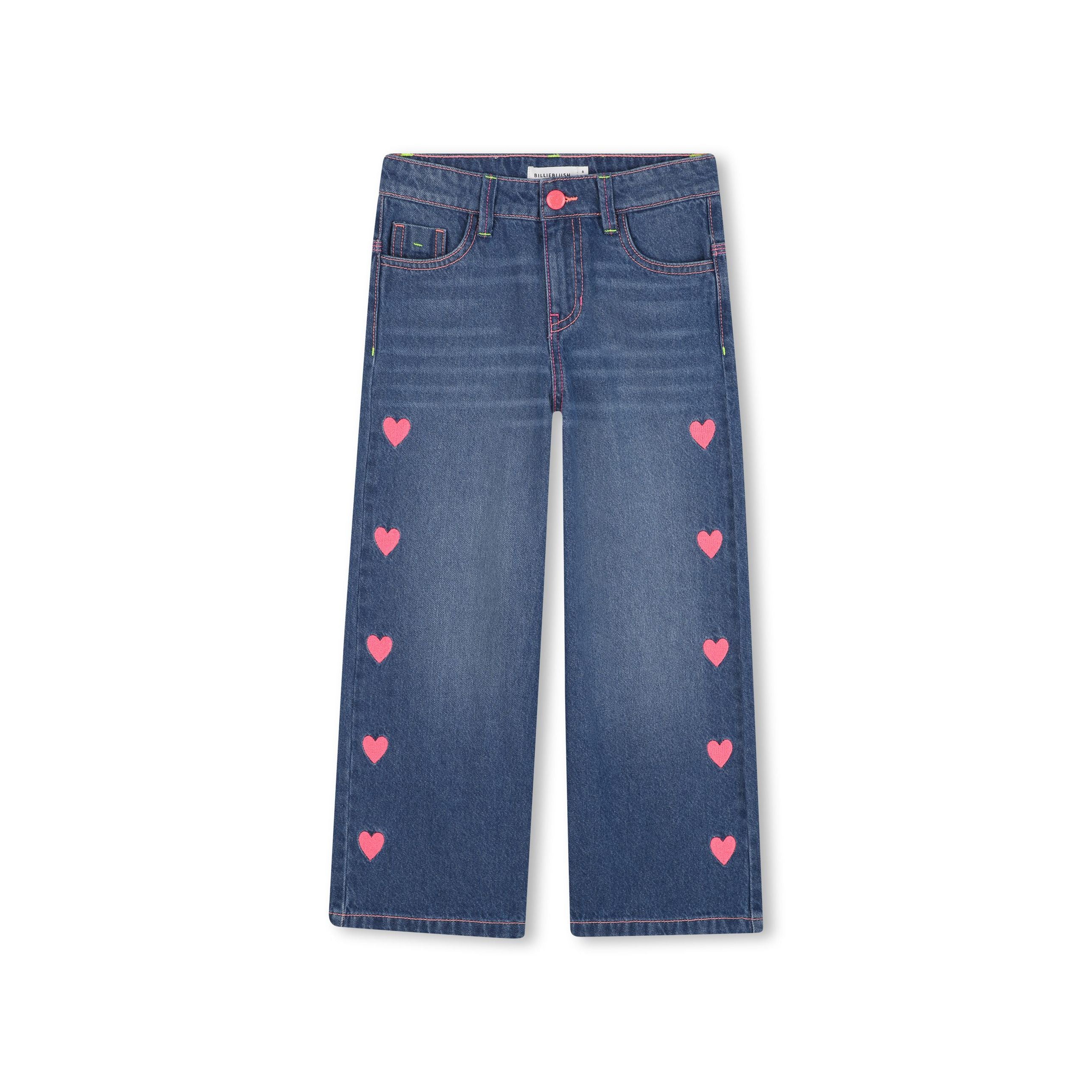 Girls Blue Denim Trousers
