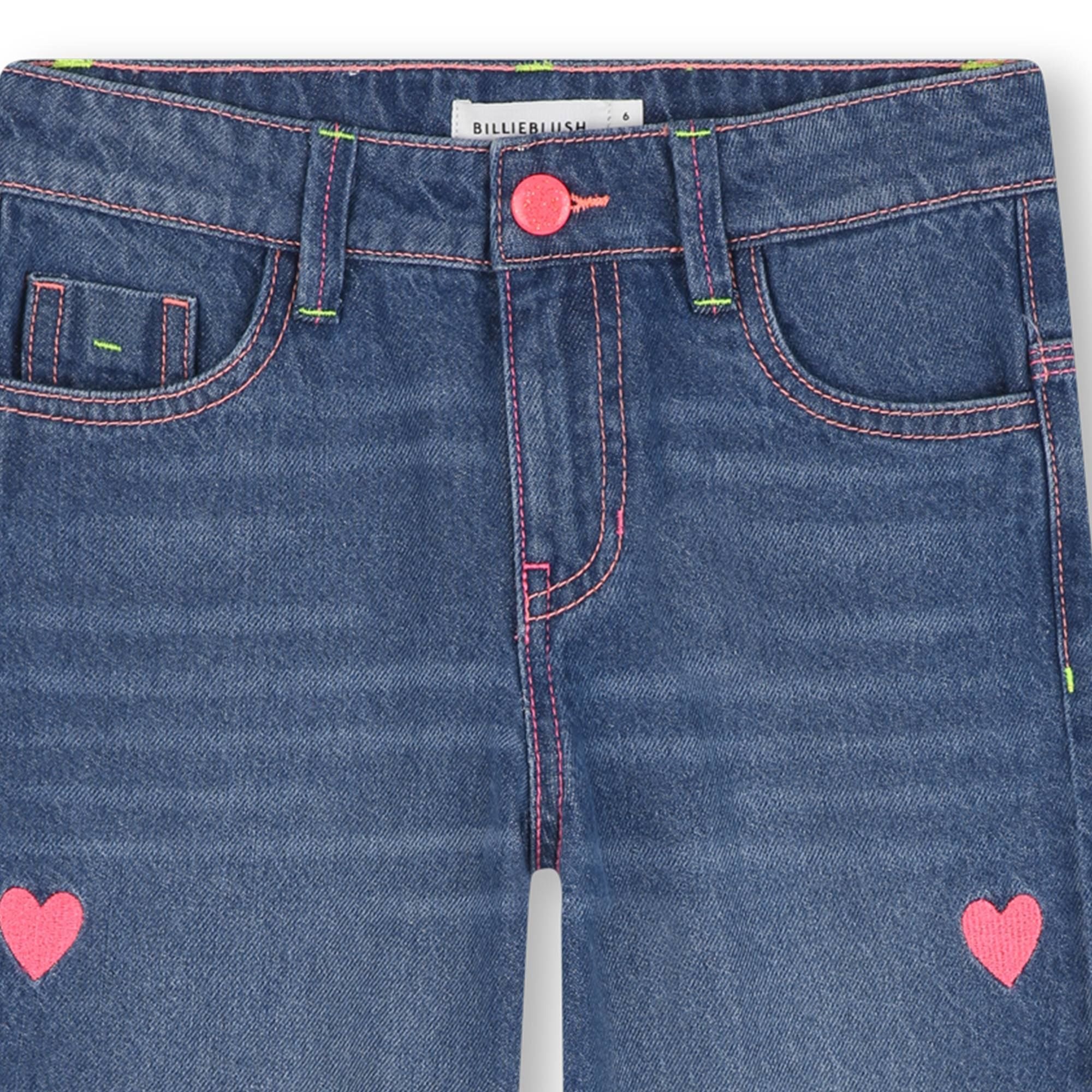 Girls Blue Denim Trousers